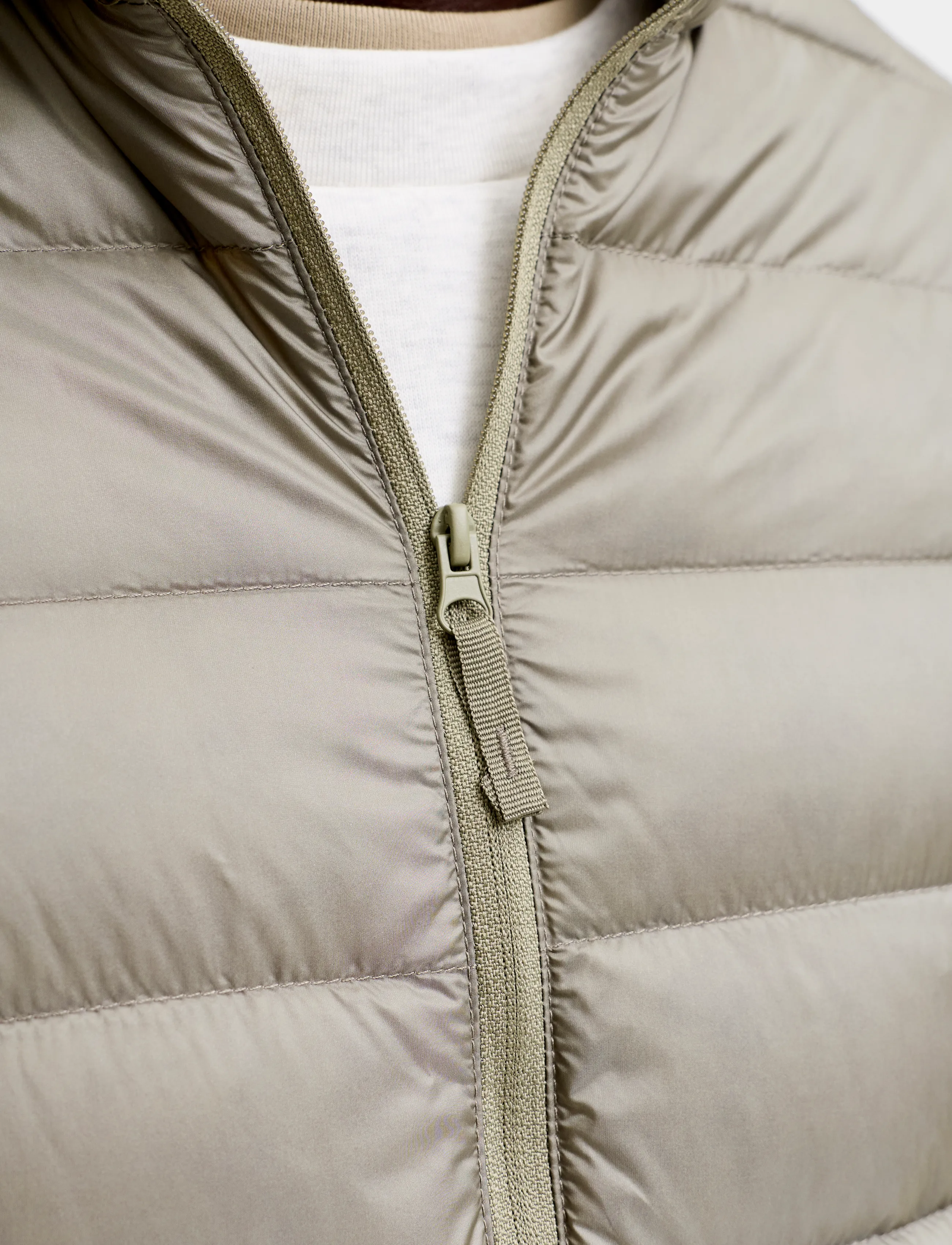 Jack & Jones - JJEBERG LIGHT DOWN COLLAR PUFFER NOOS - vetiver - 4