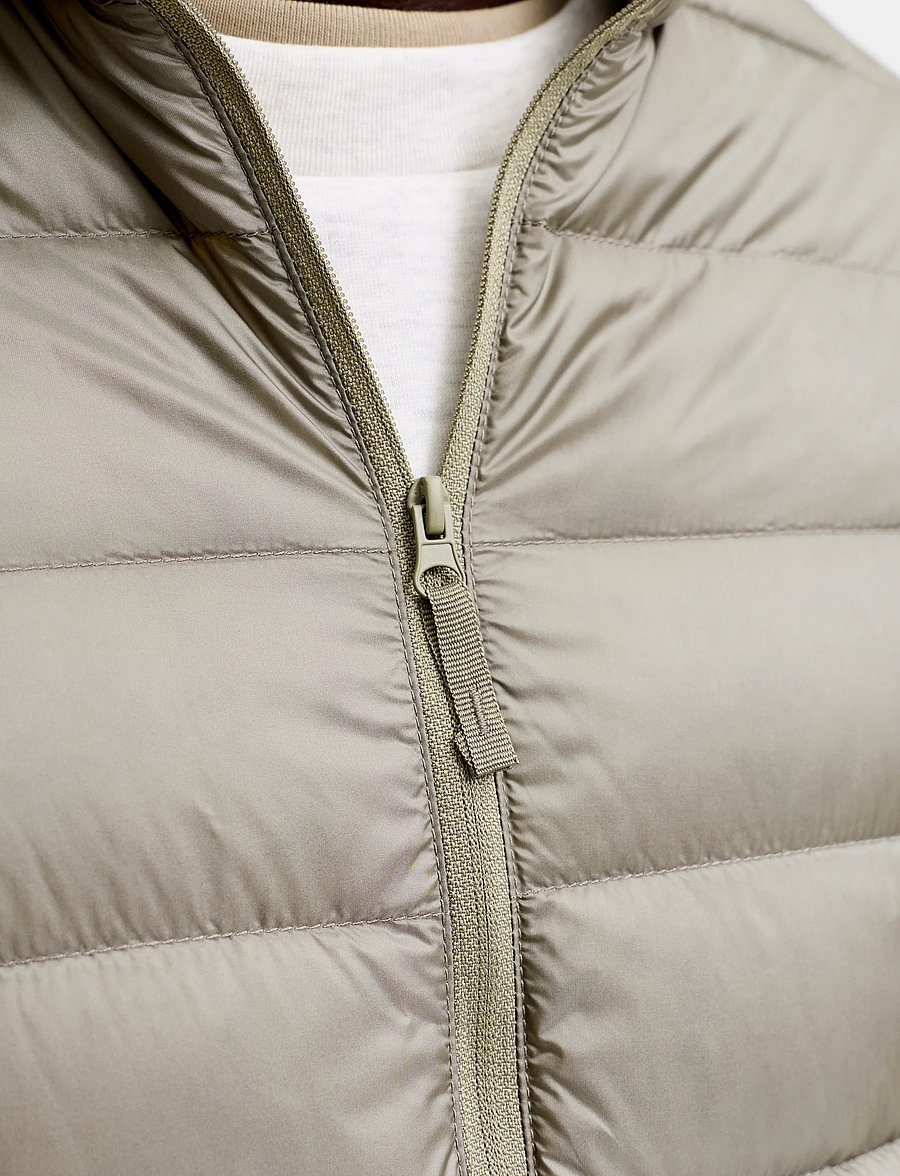 Jack & Jones - JJEBERG LIGHT DOWN COLLAR PUFFER NOOS - vetiver - 4