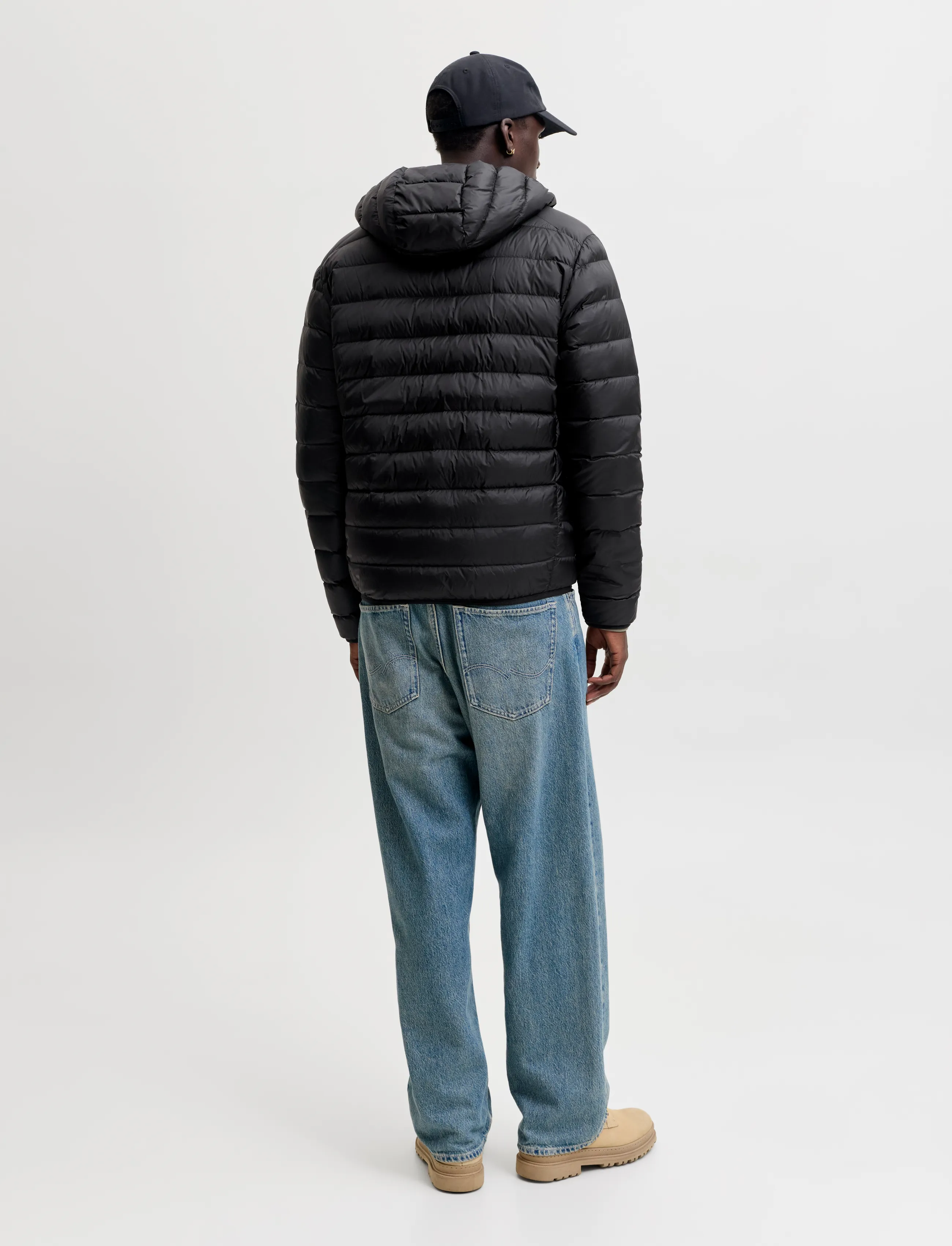 Jack & Jones - JJEBERG LIGHT DOWN PUFFER HOOD NOOS - black - 2