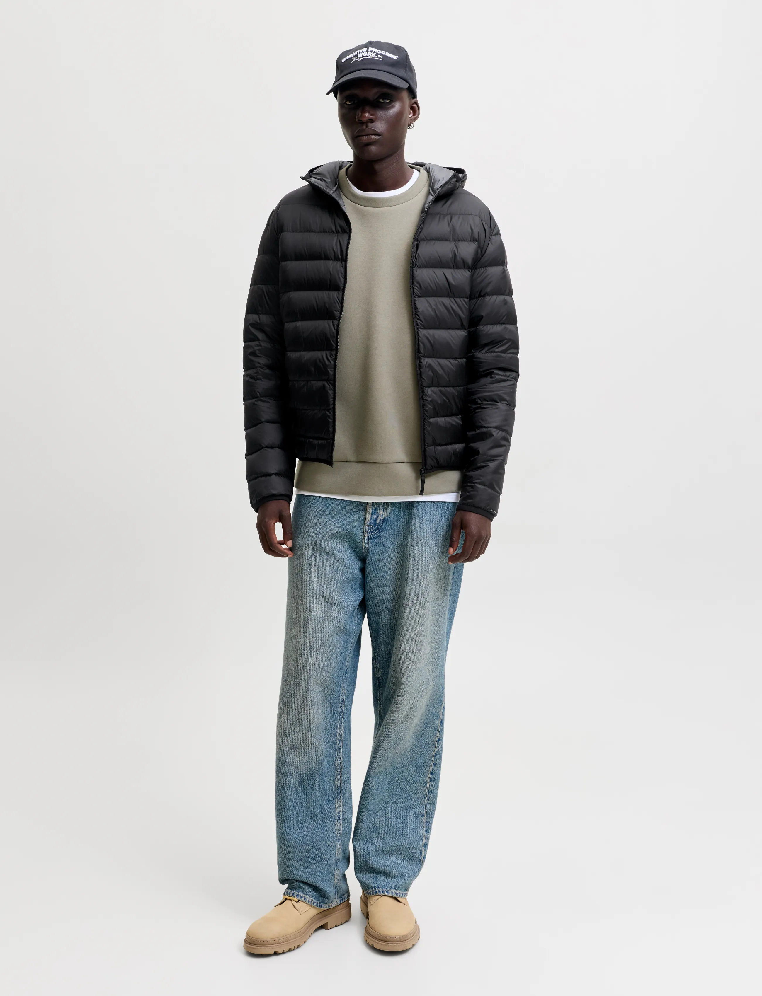 Jack & Jones - JJEBERG LIGHT DOWN PUFFER HOOD NOOS - black - 3