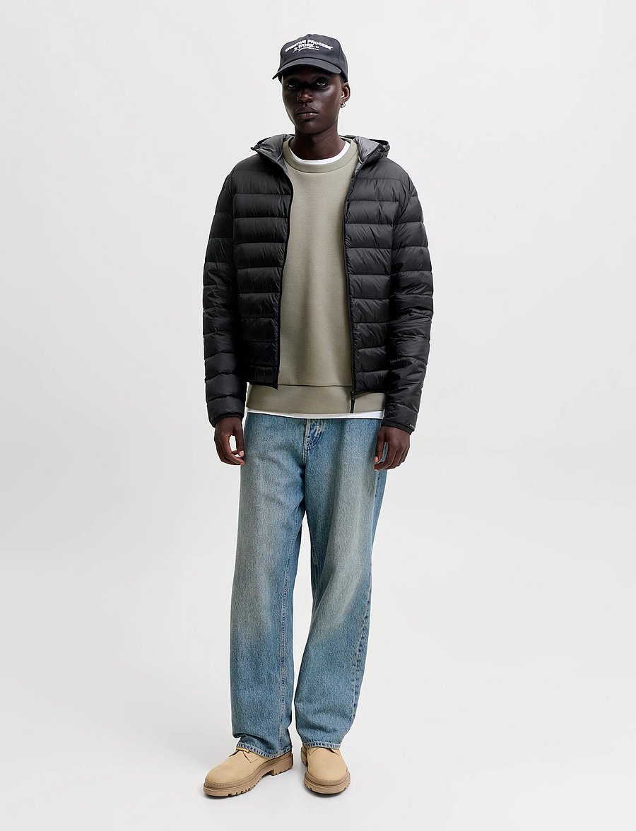 Jack & Jones - JJEBERG LIGHT DOWN PUFFER HOOD NOOS - black - 3