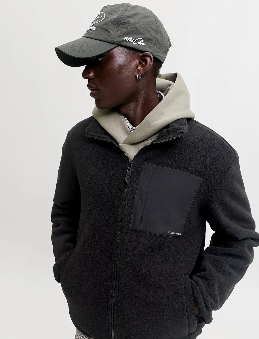 Jack & Jones - JJEMASON FLEECE SN - black - 4