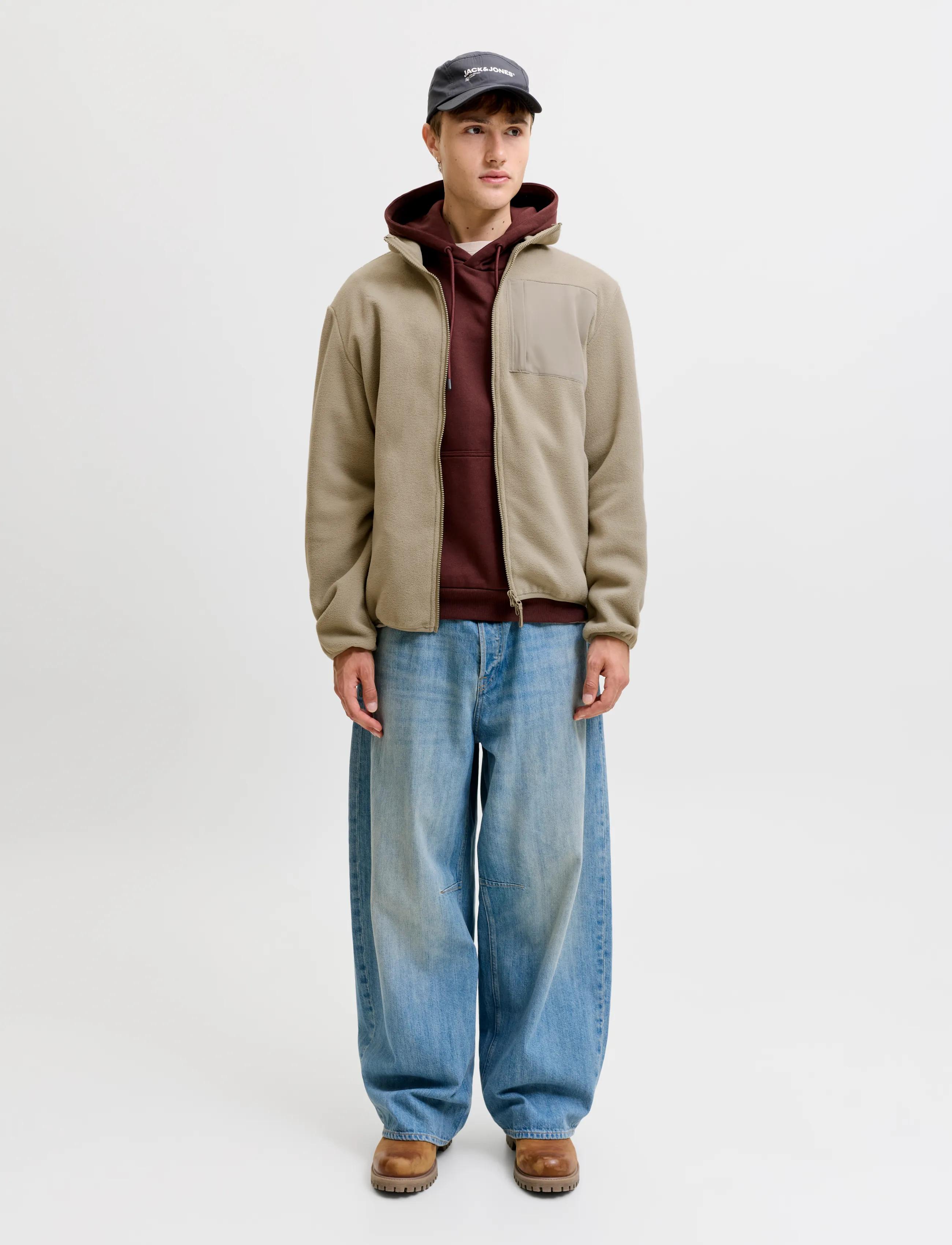 Jack & Jones - JJEMASON FLEECE SN - winter twig - 4