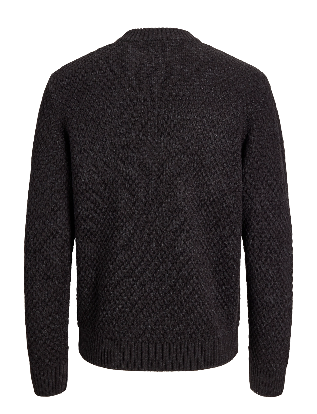 Jack & Jones - JJBLAKE KNIT CREW NECK SN - rundhals - dark grey melange - 1
