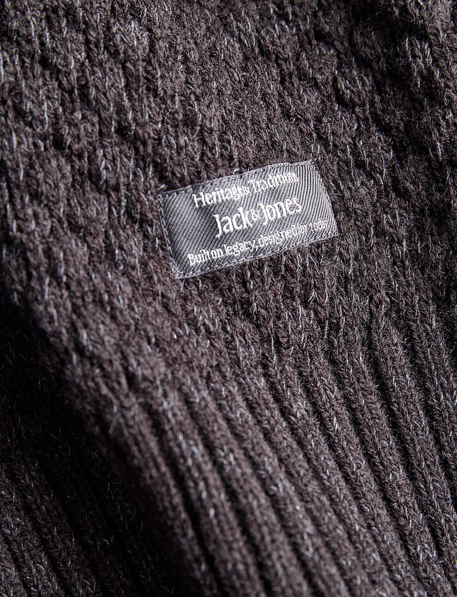 Jack & Jones - JJBLAKE KNIT CREW NECK SN - rundhals - dark grey melange - 3