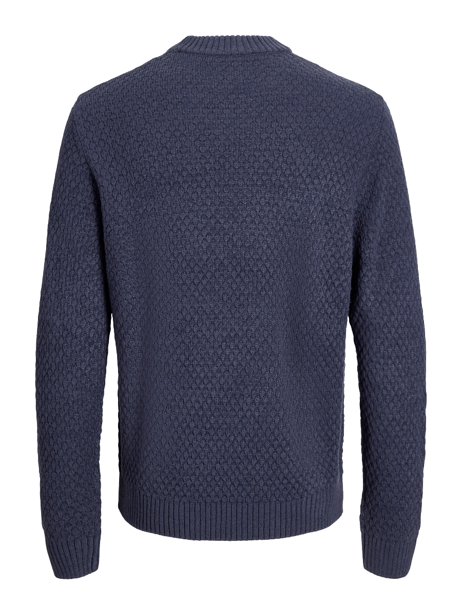 Jack & Jones - JJBLAKE KNIT CREW NECK SN - rundhals - navy blazer - 2