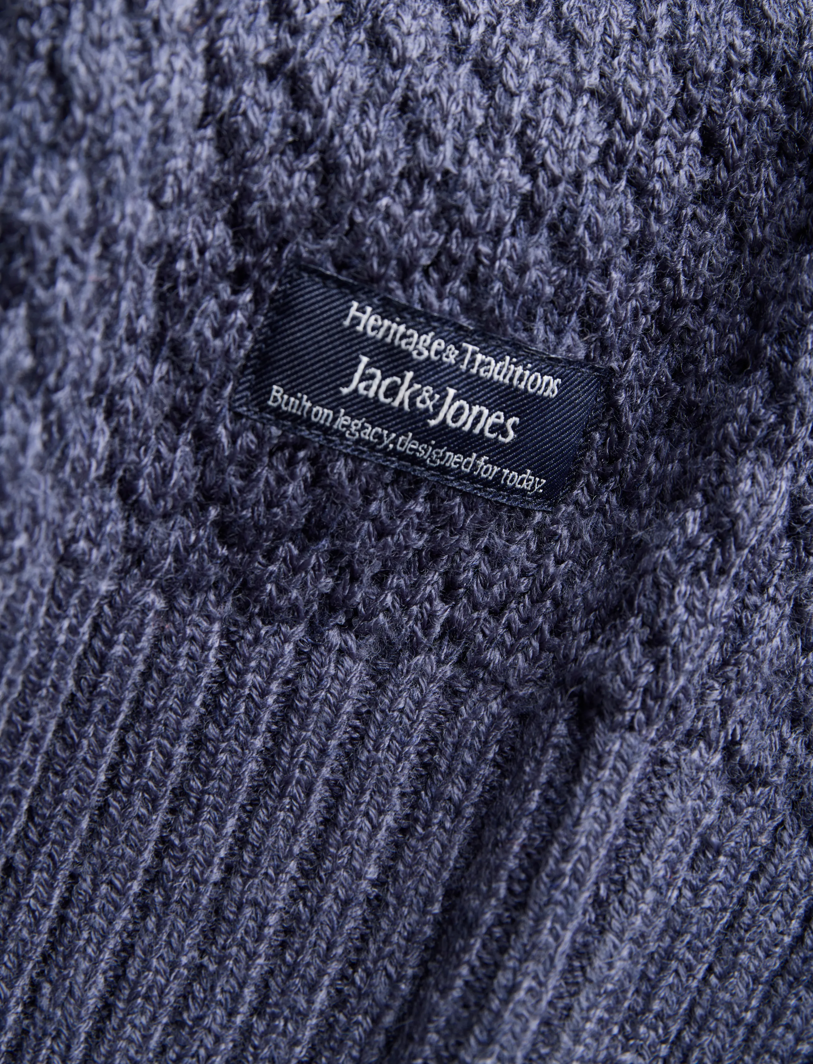 Jack & Jones - JJBLAKE KNIT CREW NECK SN - rundhals - navy blazer - 4