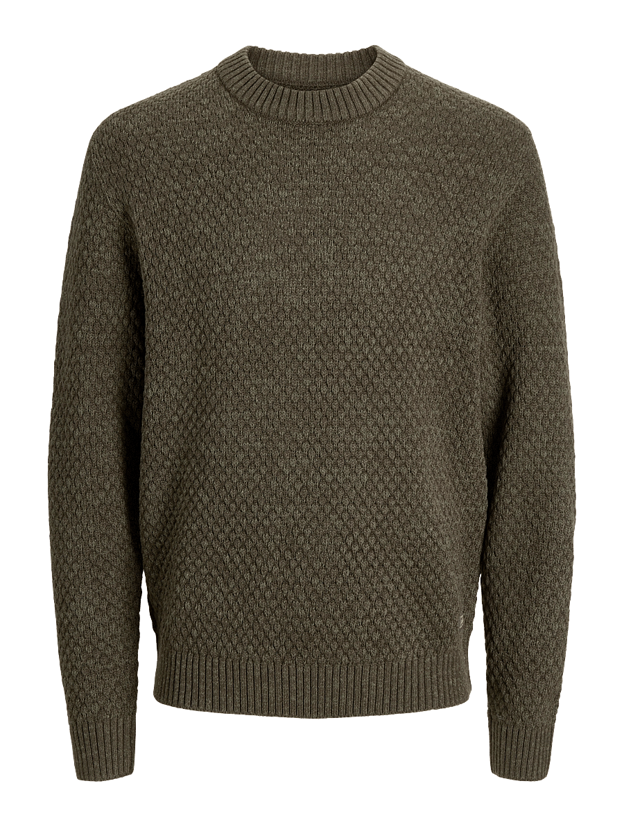 Jack & Jones - JJBLAKE KNIT CREW NECK SN - rundhals - rosin - 0