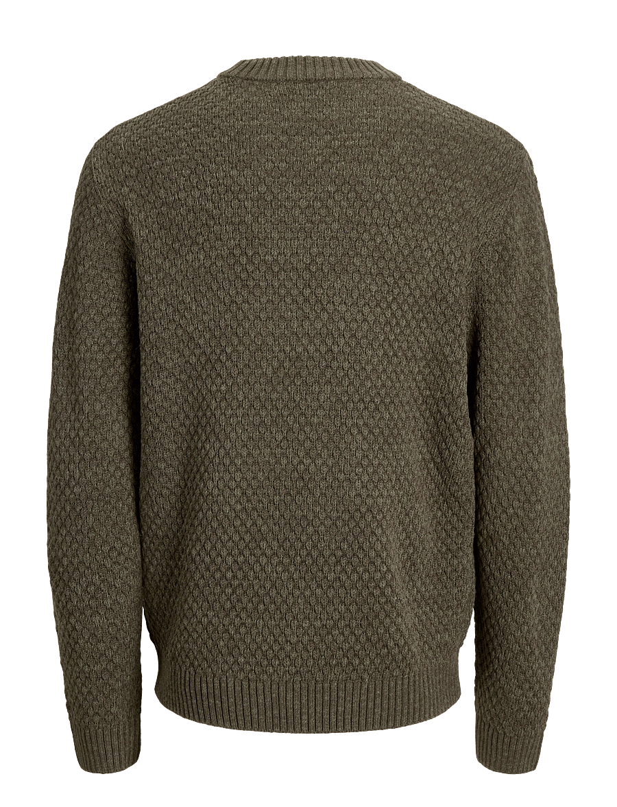 Jack & Jones - JJBLAKE KNIT CREW NECK SN - rundhals - rosin - 1