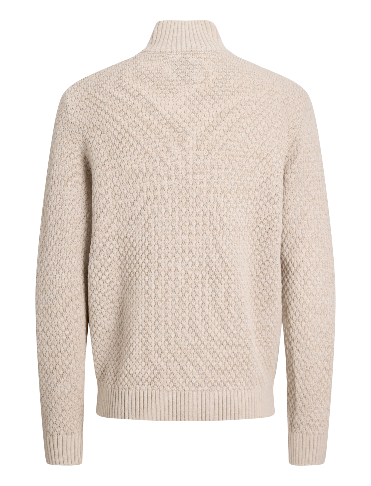 Jack & Jones - JJBLAKE KNIT HALF ZIP - moonbeam - 1