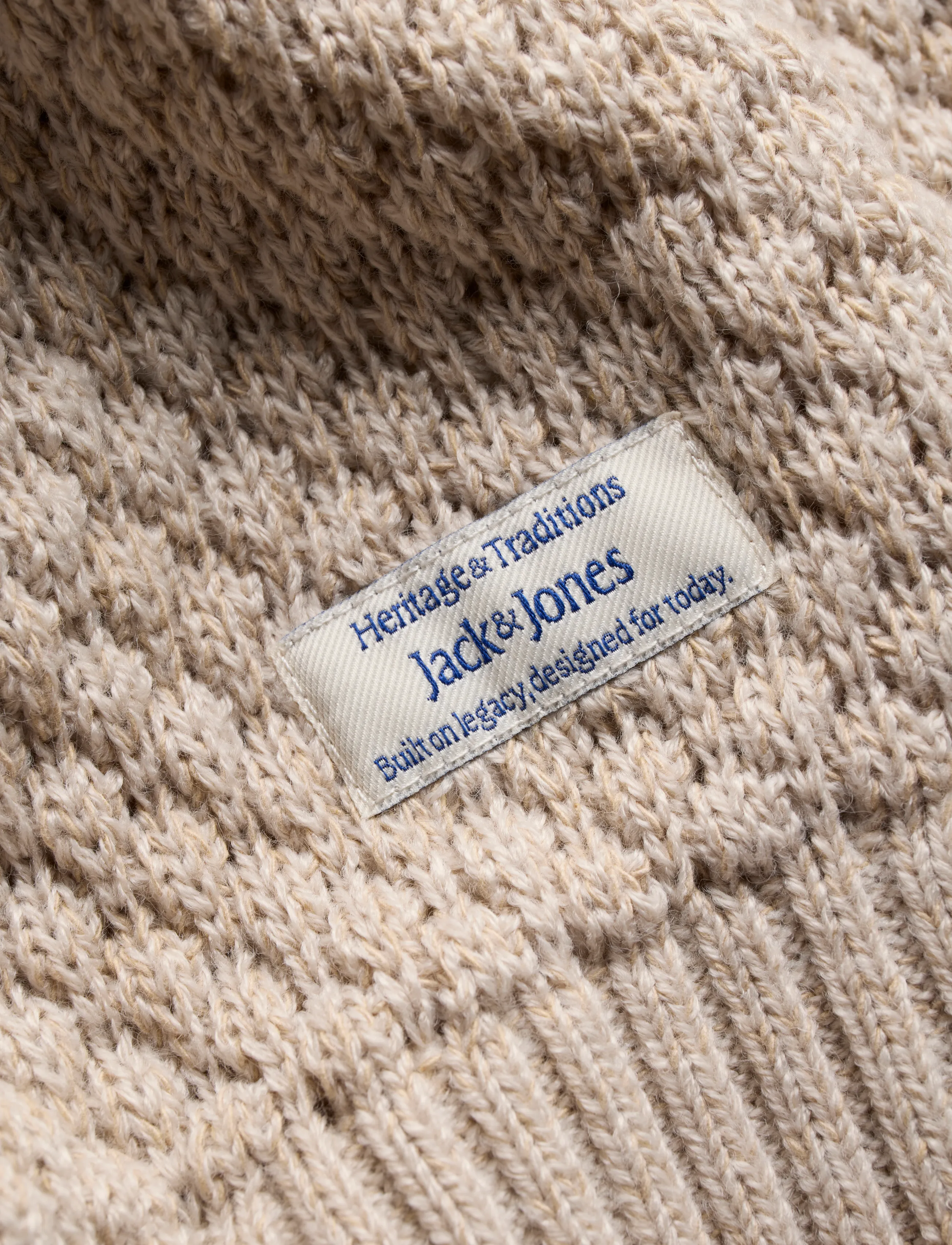 Jack & Jones - JJBLAKE KNIT HALF ZIP - pullover mit halbem reißverschluss - moonbeam - 2