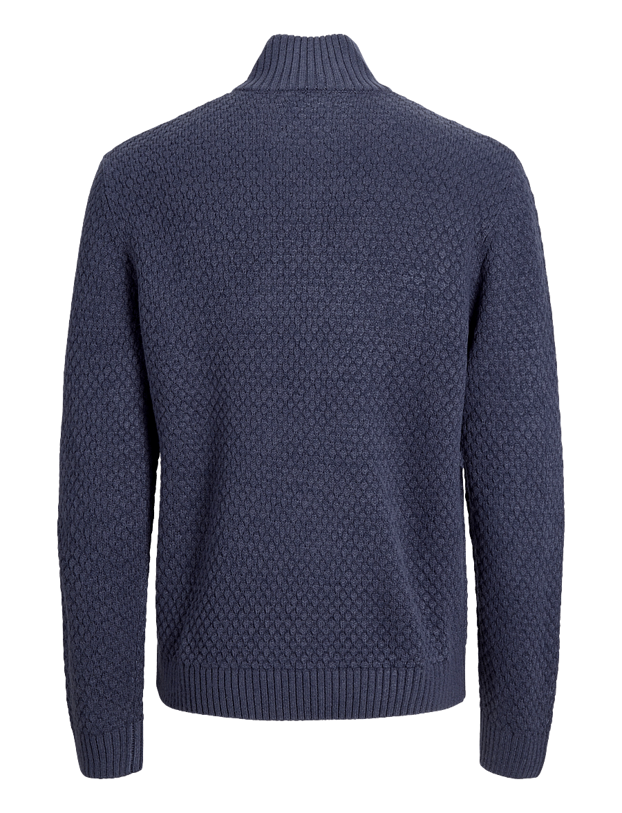 Jack & Jones - JJBLAKE KNIT HALF ZIP - halfzip strik - navy blazer - 1