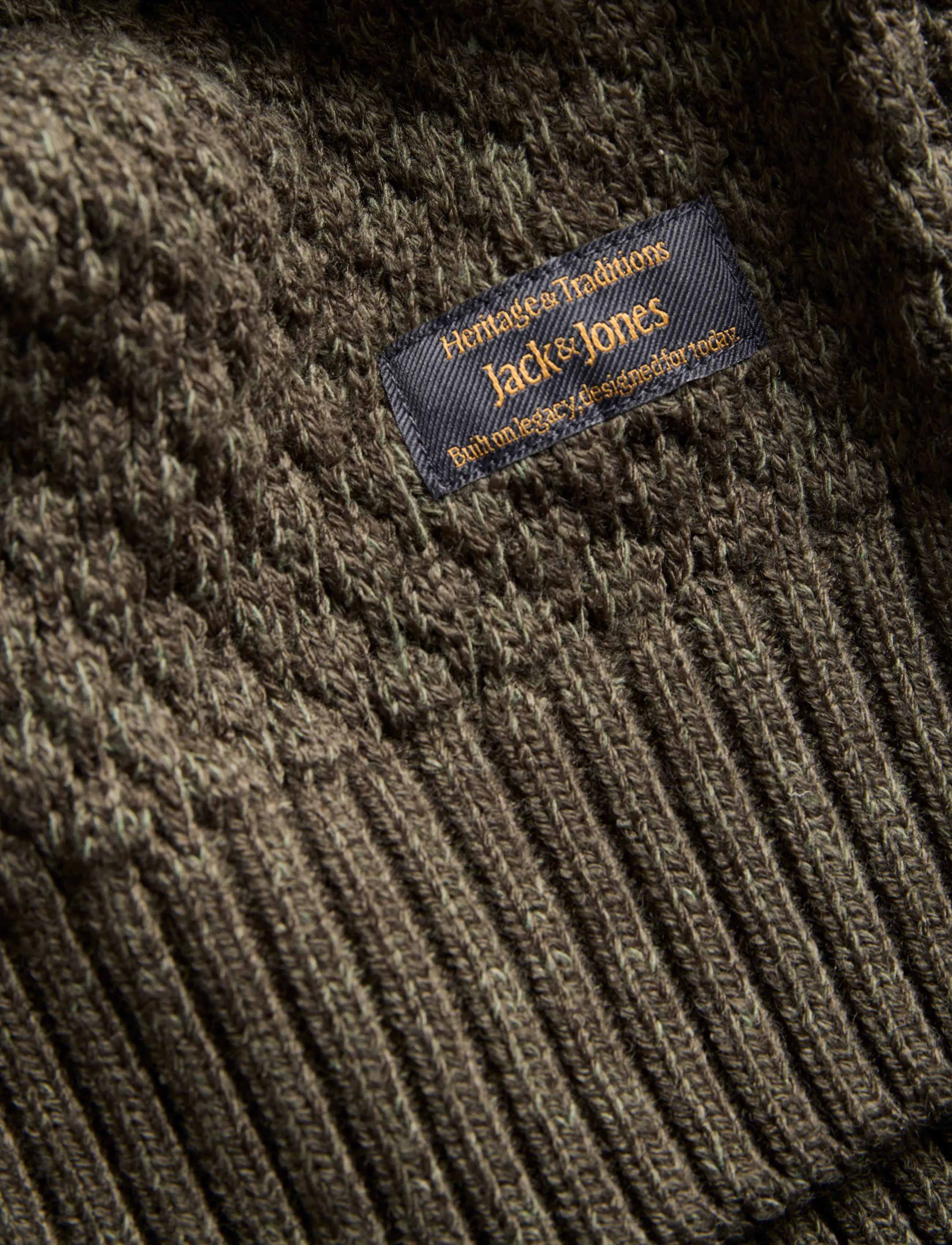 Jack & Jones - JJBLAKE KNIT HALF ZIP - halfzip strik - rosin - 3