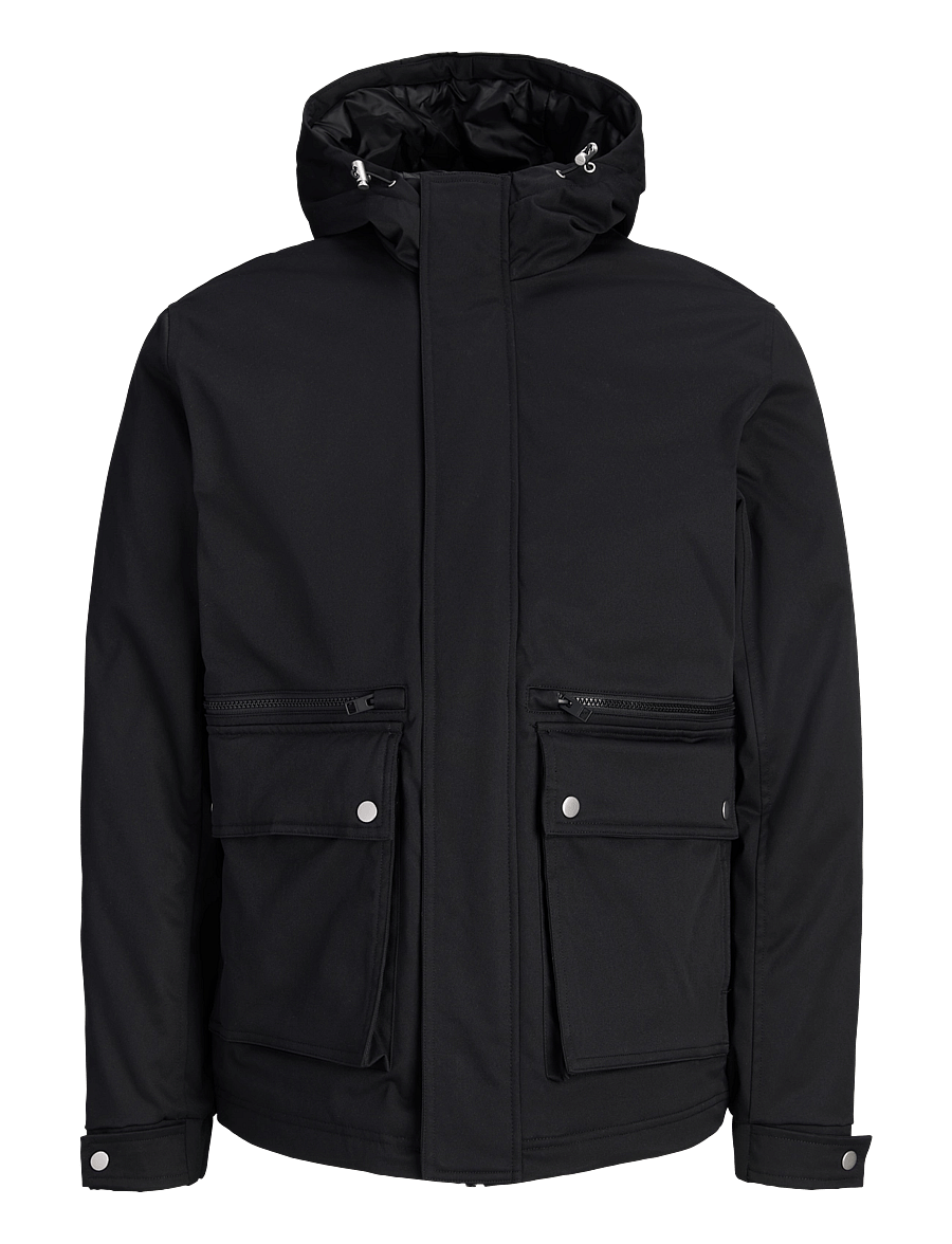 Jack & Jones - JJEWOLF PARKA JACKET NOOS - black - 0