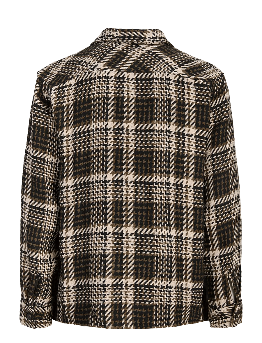Jack & Jones - JJTWILL OVERSHIRT LS - ruudulised särgid - black - 1