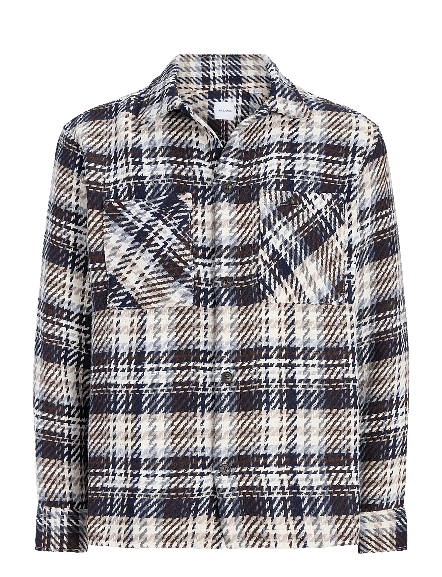 Jack & Jones - JJTWILL OVERSHIRT LS - Überhemden - navy blazer - 0