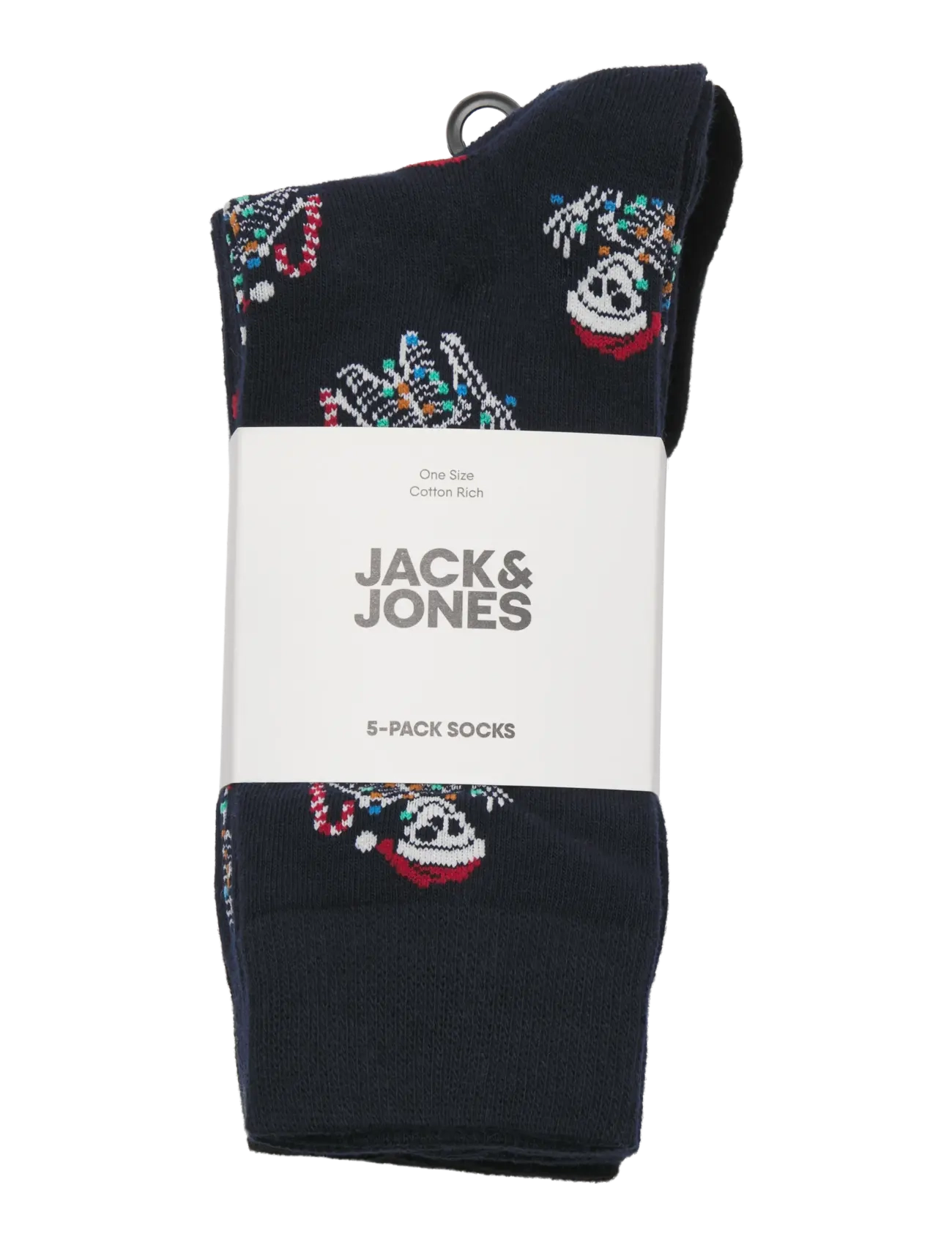 Jack & Jones - JACJOLLY SKULLS SOCKS 5 PACK - vanliga strumpor - navy blazer - 1