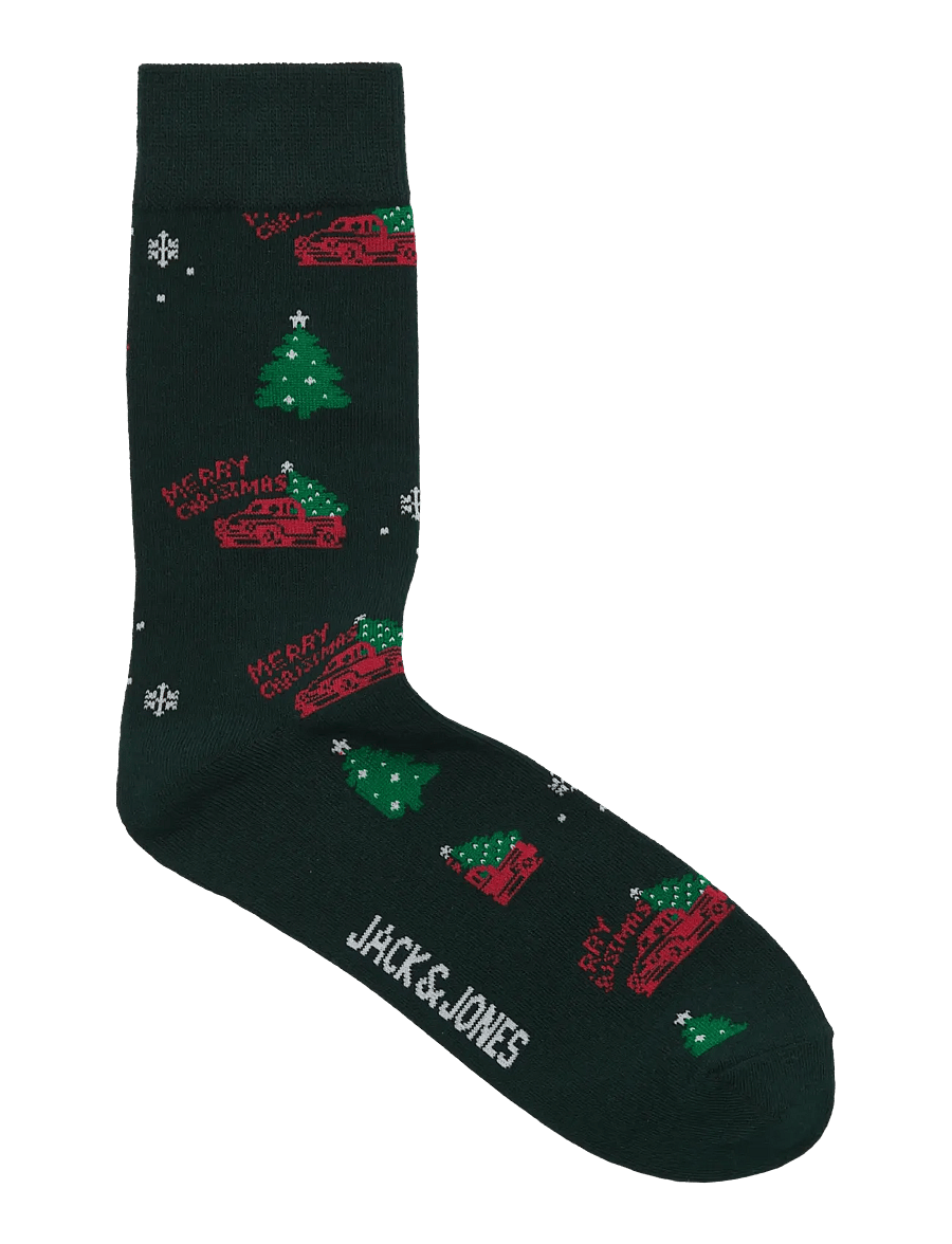 Jack & Jones - JACXMAS STOCK SOCKS 3 PACK - tennissocken - navy blazer - 3