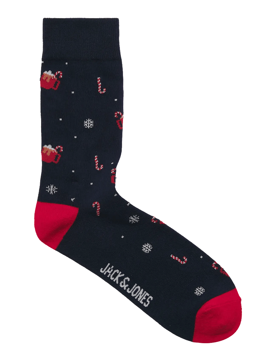 Jack & Jones - JACXMAS STOCK SOCKS 3 PACK - tennissocken - navy blazer - 4