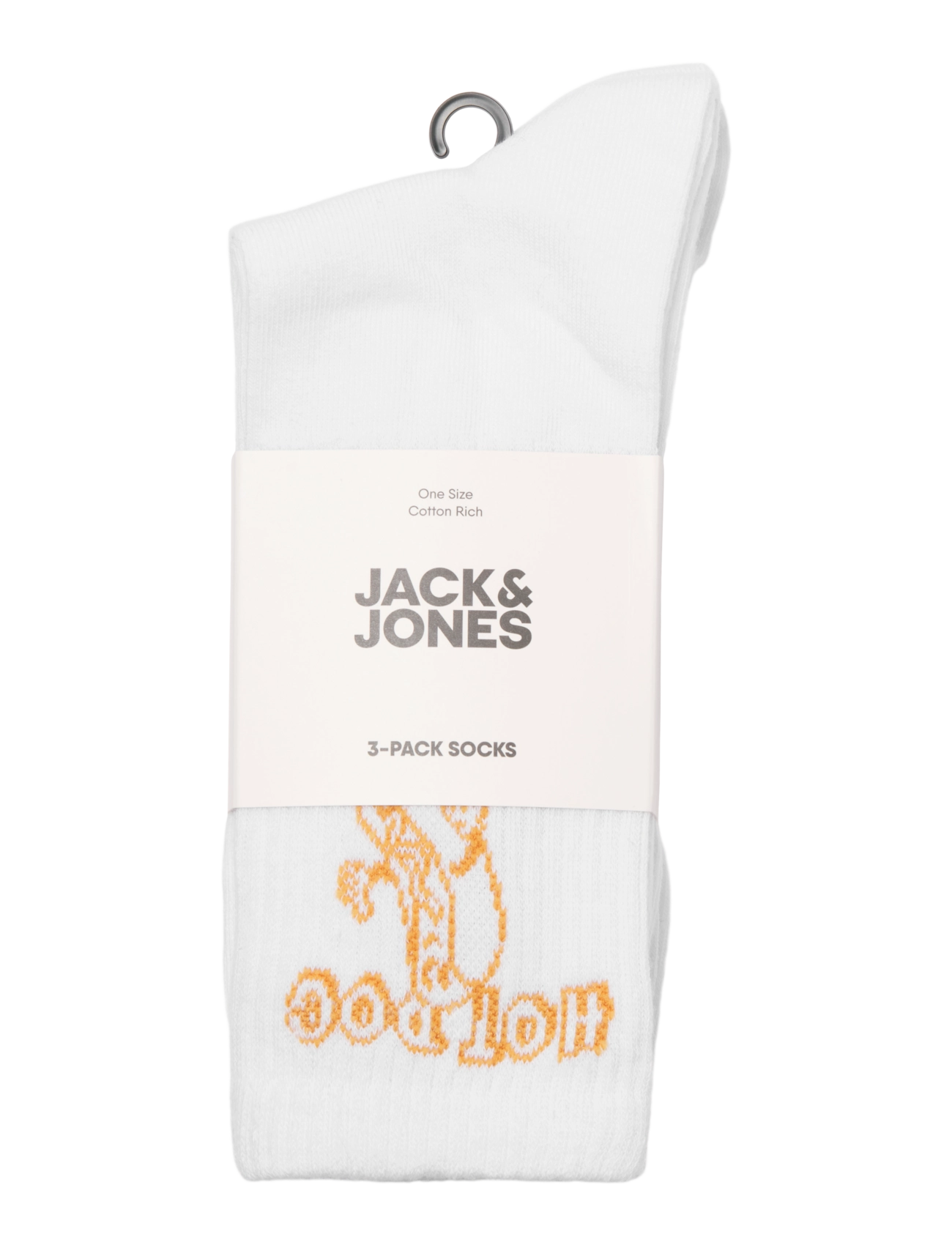 Jack & Jones - JACLOGO FOOD TENNIS SOCKS 3 PACK - white - 1