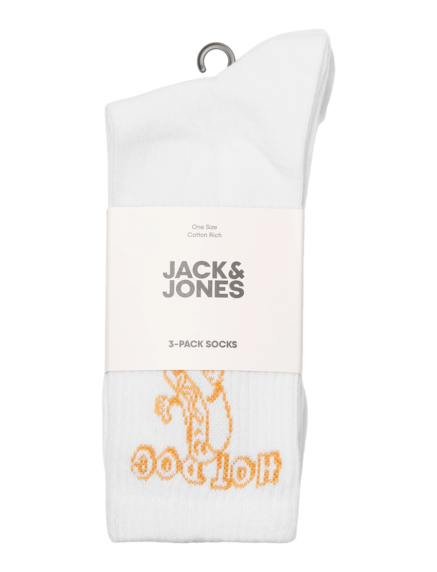 Jack & Jones - JACLOGO FOOD TENNIS SOCKS 3 PACK - white - 1