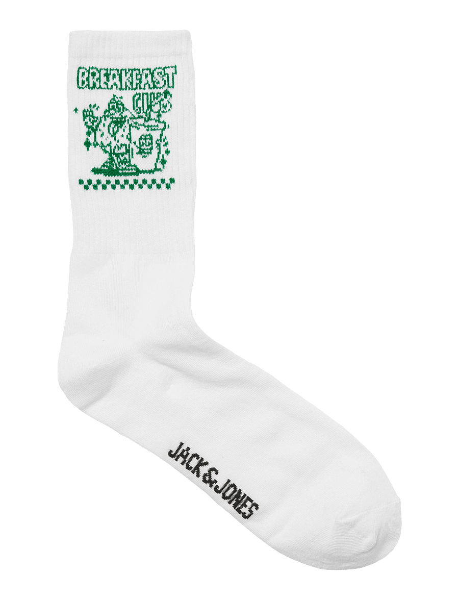 Jack & Jones - JACLOGO FOOD TENNIS SOCKS 3 PACK - white - 3