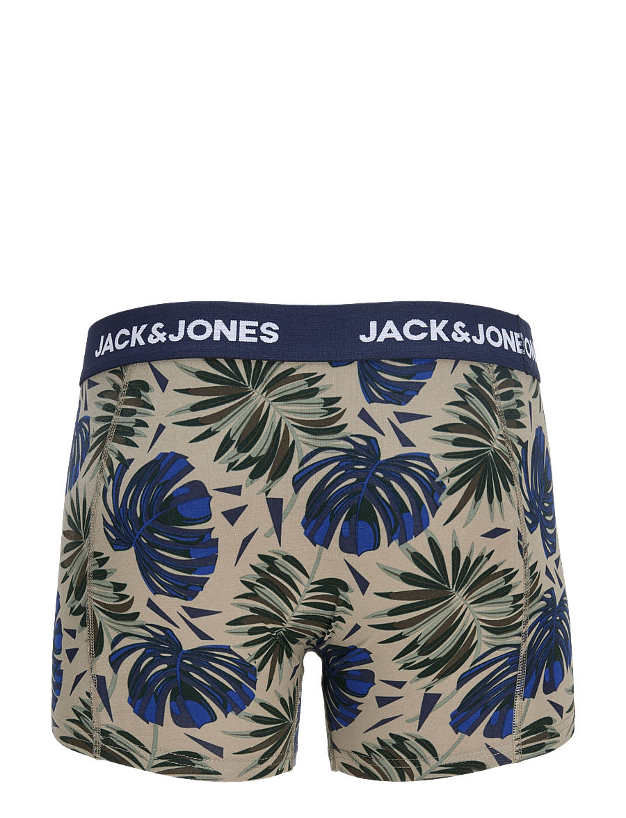 Jack & Jones - JACHENDO LEAVES TRUNKS 5 PACK - vetiver - 2