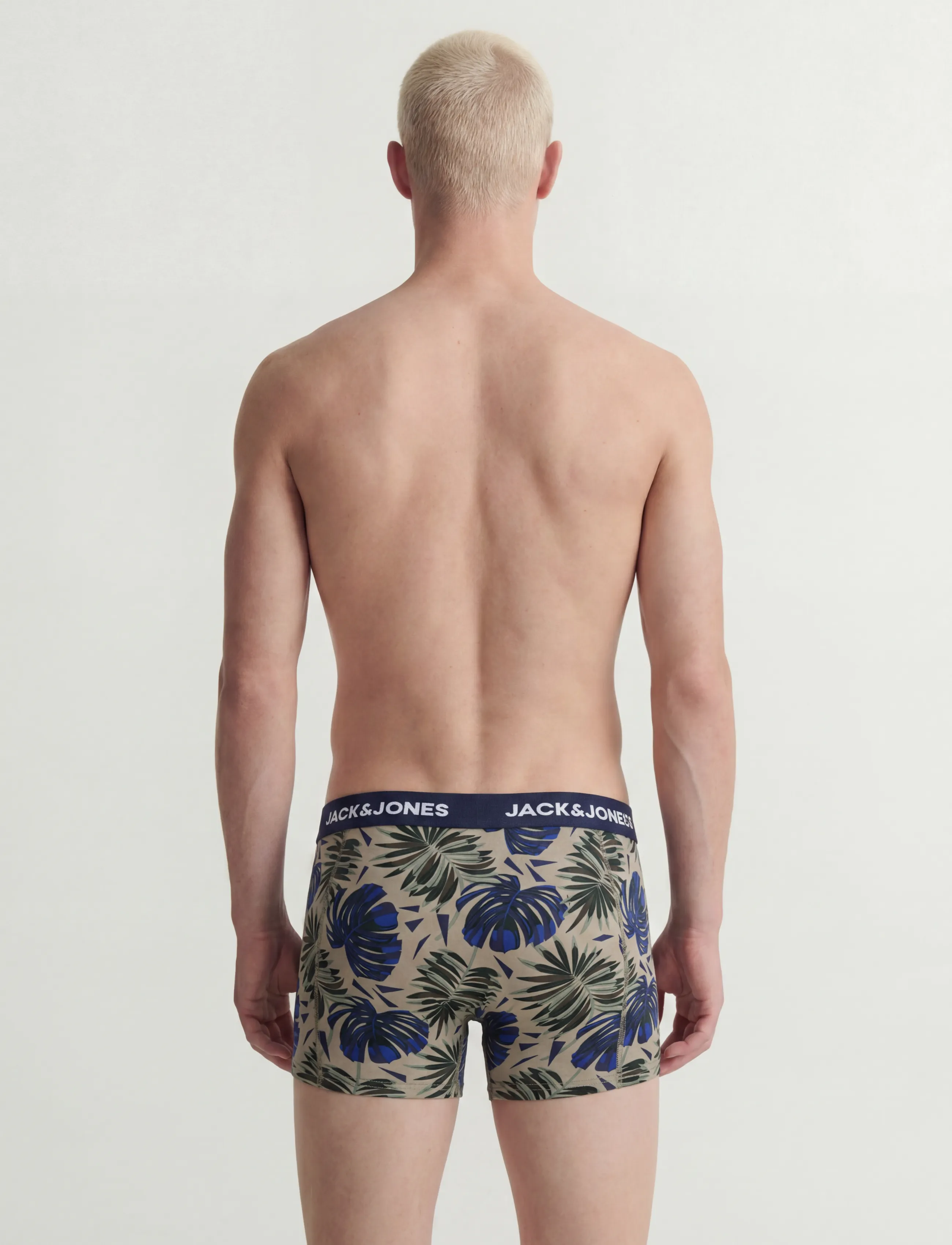 Jack & Jones - JACHENDO LEAVES TRUNKS 5 PACK - vetiver - 3