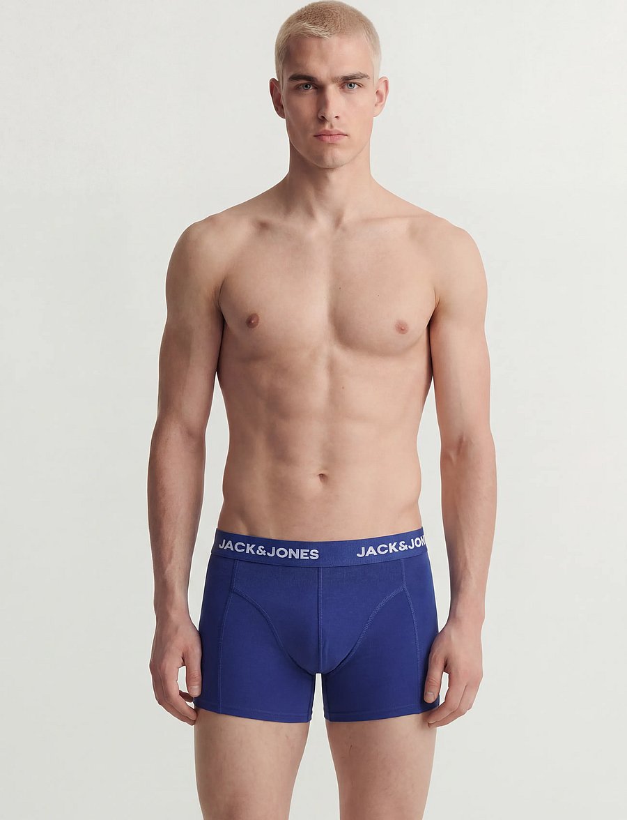 Jack & Jones - JACHENDO LEAVES TRUNKS 5 PACK - vetiver - 5