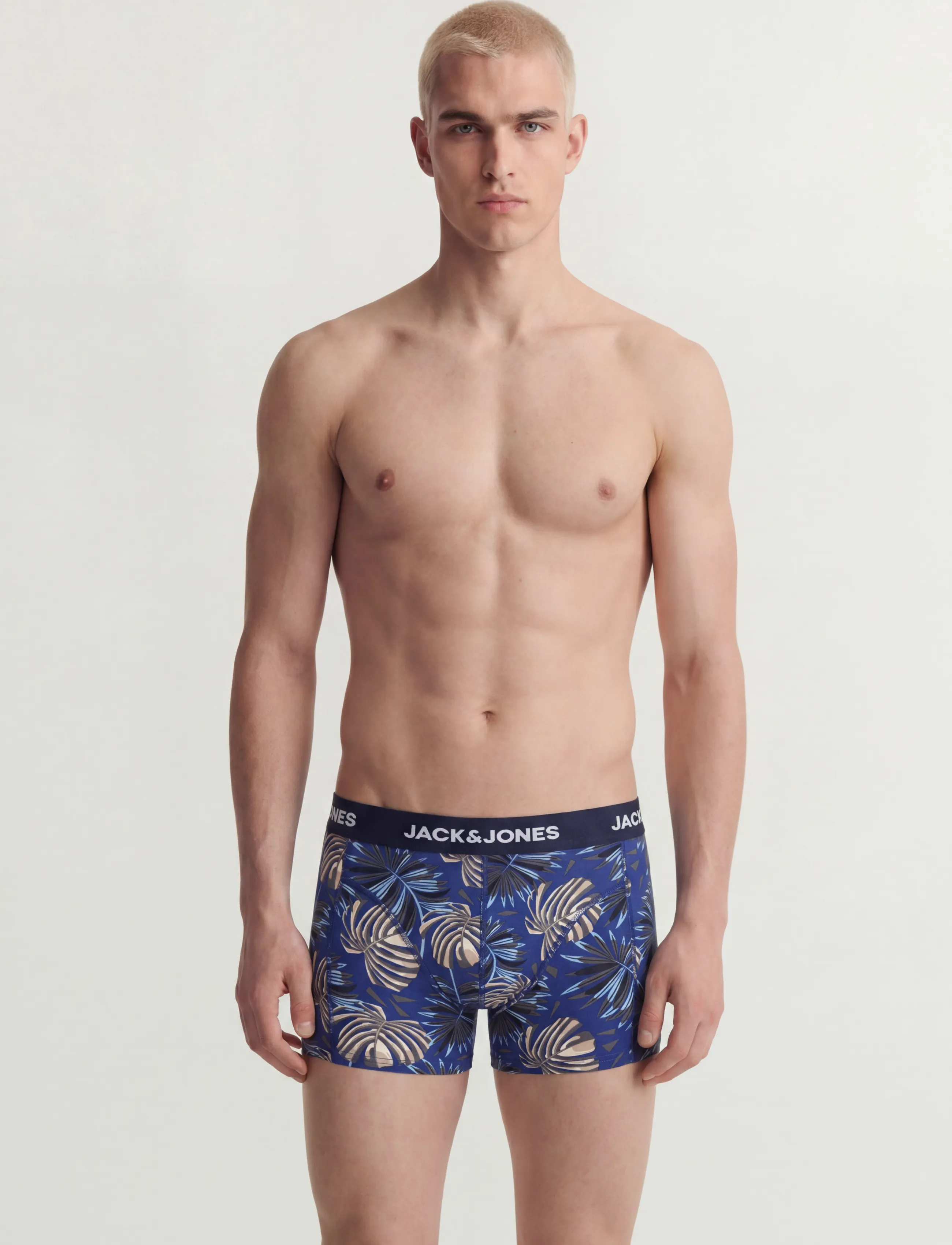Jack & Jones JACHENDO LEAVES TRUNKS 5 PACK - Streetstyle - VETIVER / khaki/green