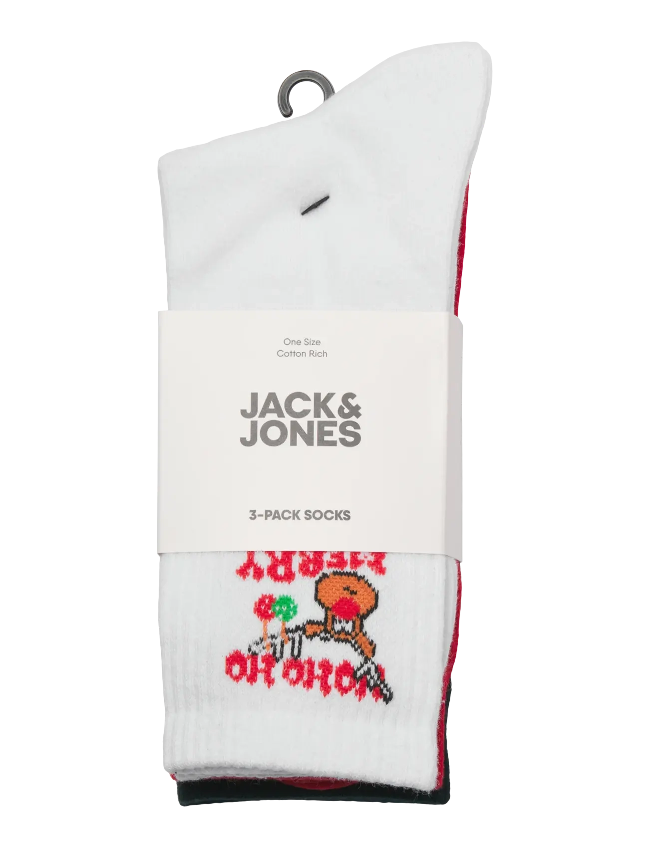 Jack & Jones - JACCOOKIE TENNIS SOCKS 3 PACK - vanliga strumpor - white - 1