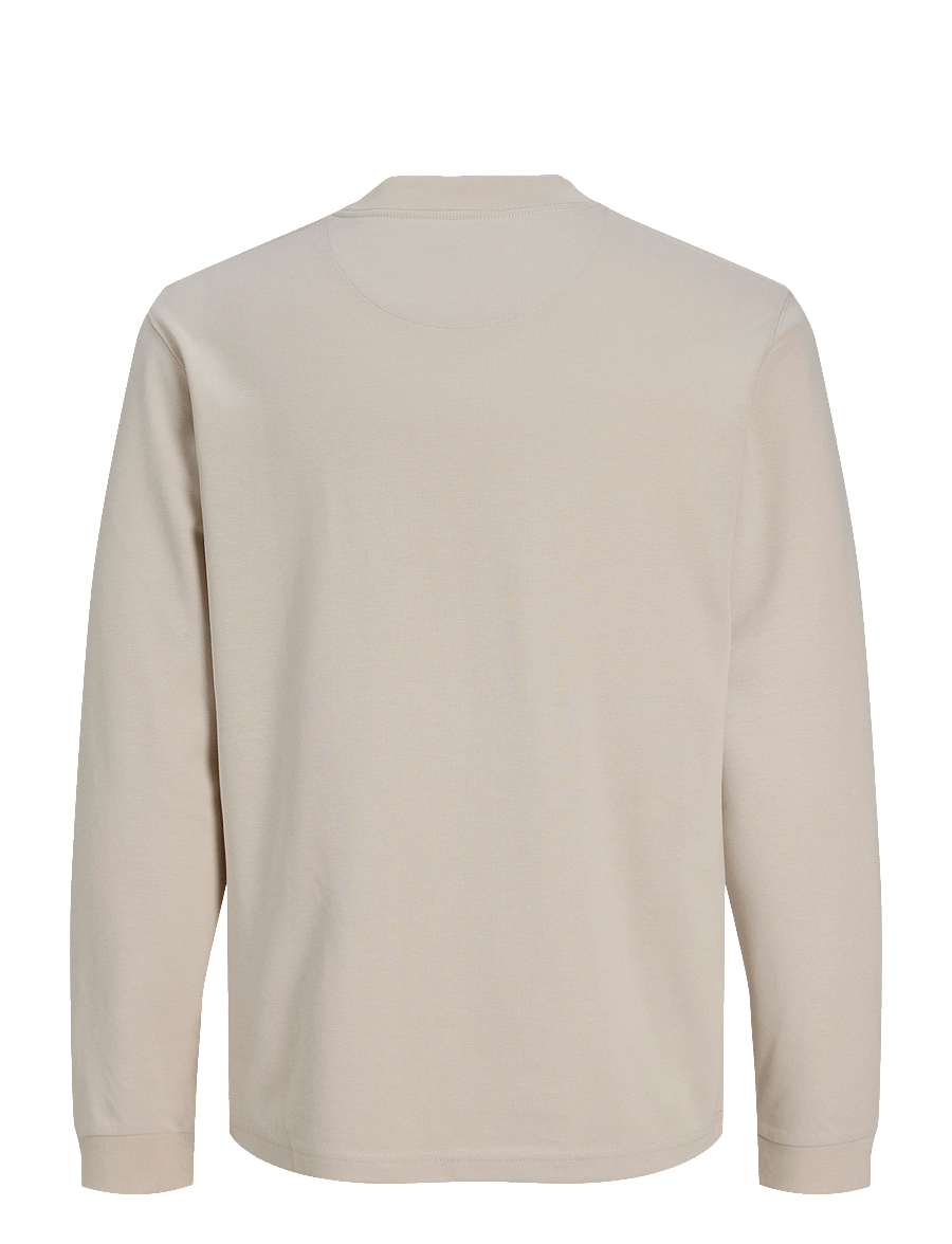 Jack & Jones - JPRBLAETHAN LS MOCK NECK TEE - långärmade t-shirts - ancient scroll - 1