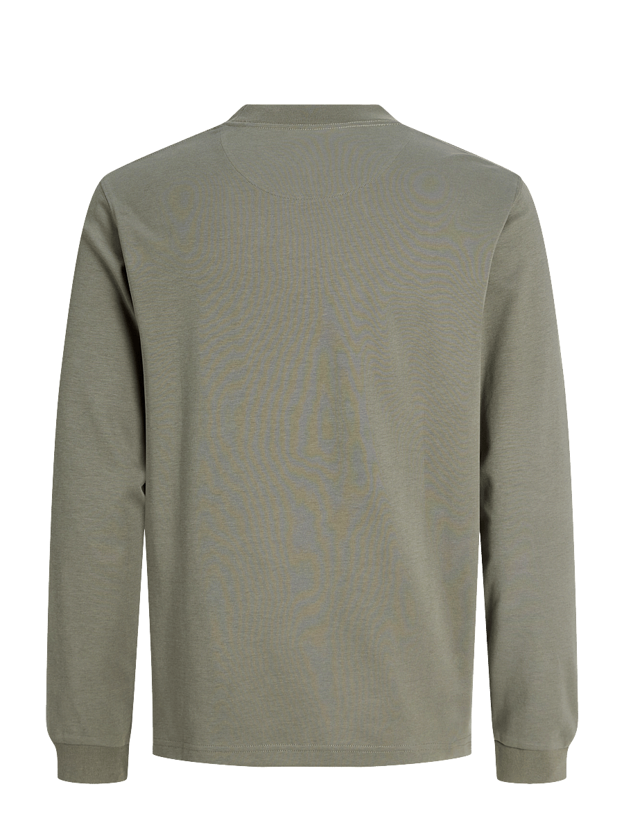 Jack & Jones - JPRBLAETHAN LS MOCK NECK TEE - langærmede t-shirts - smokey olive - 1