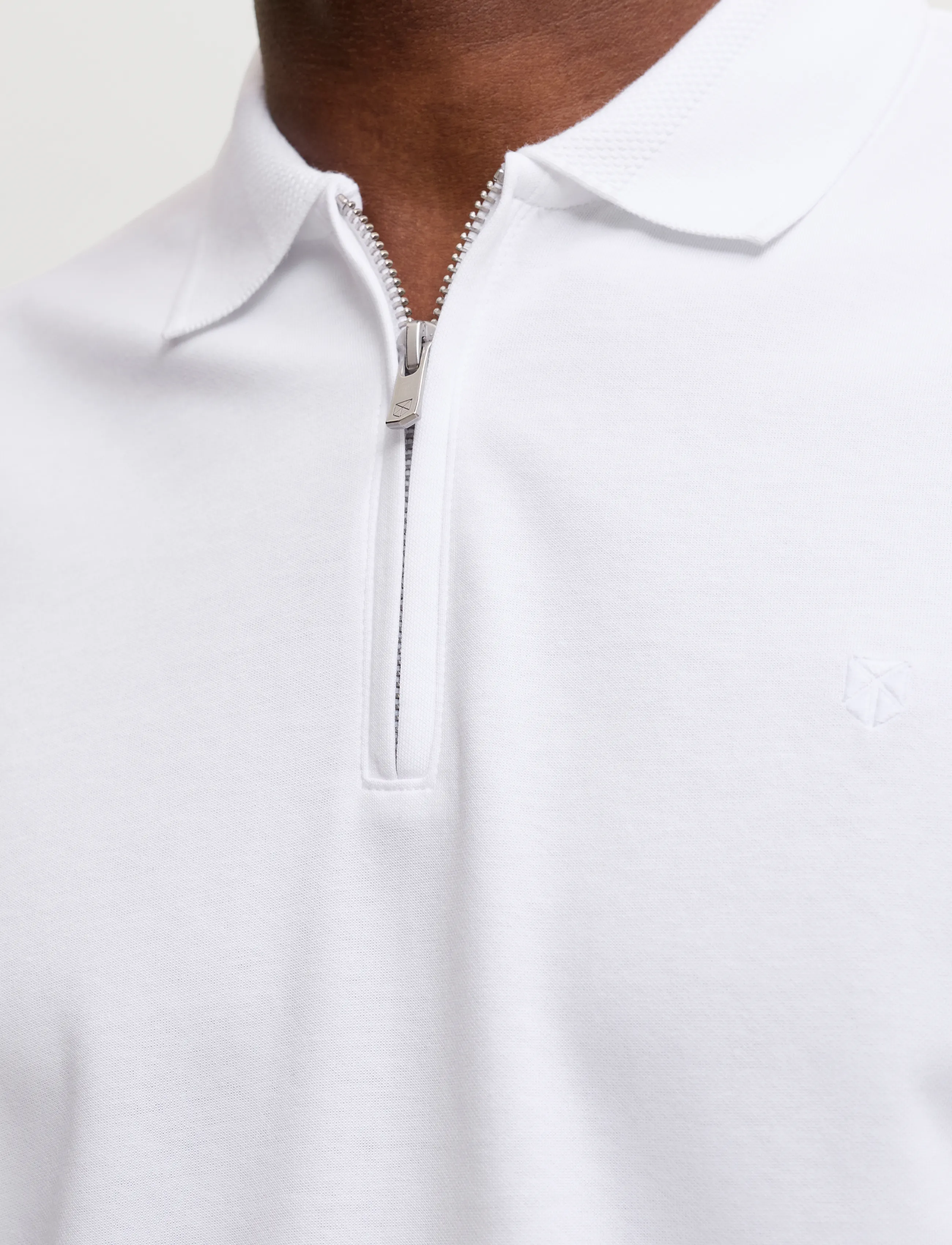 JACK & JONES Jprblaethan Ls Zip Polo pikéer herr – bild 6