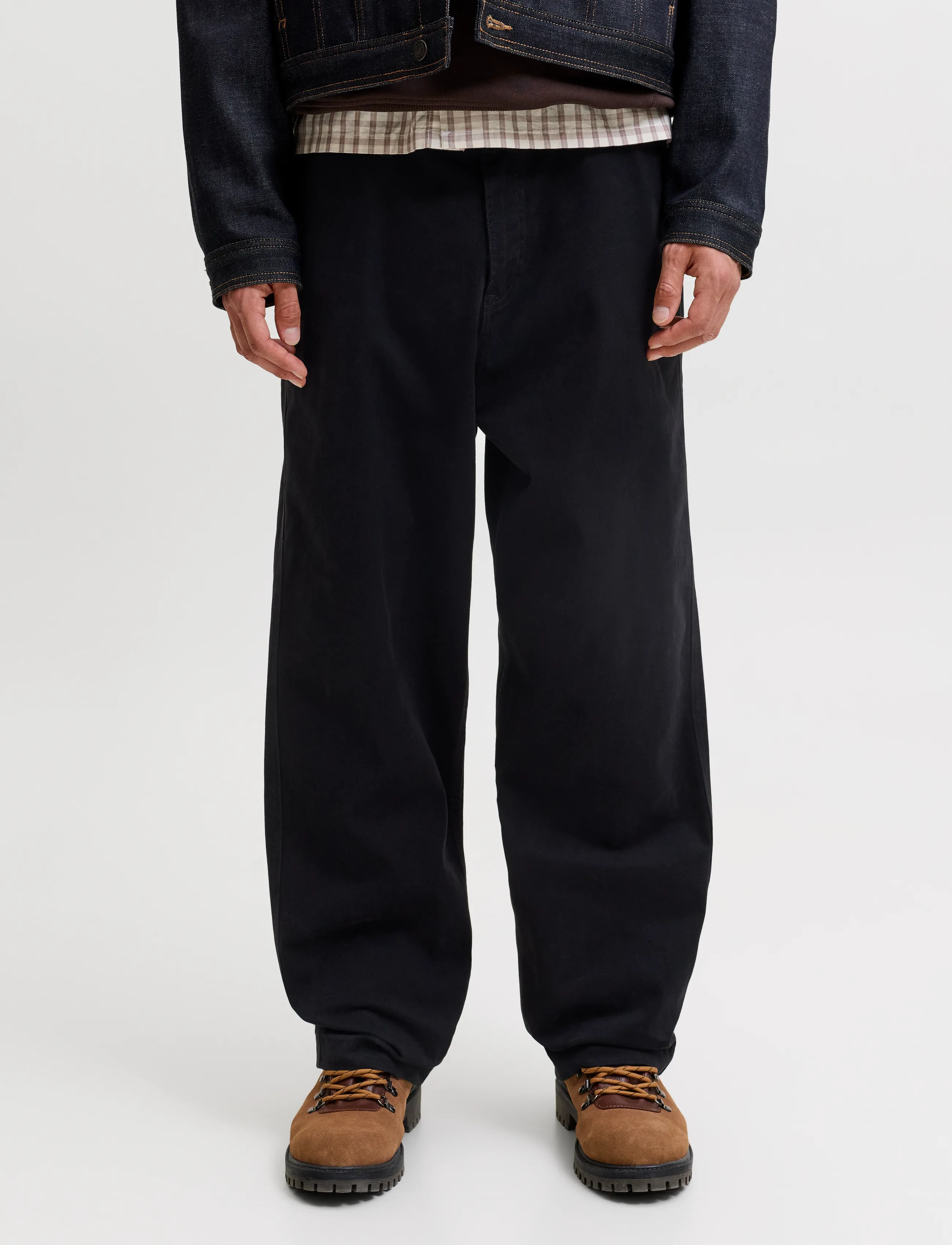 Jack & Jones JPSTALEX ANDREJ 5 POCKET - Chino-püksid - BLACK / black