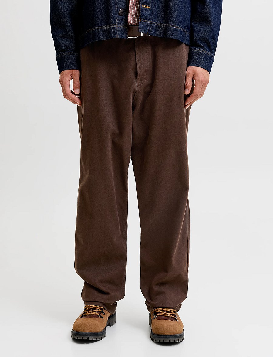 Jack & Jones - JPSTALEX ANDREJ 5 POCKET - vabaajapüksid - cocoa - 0