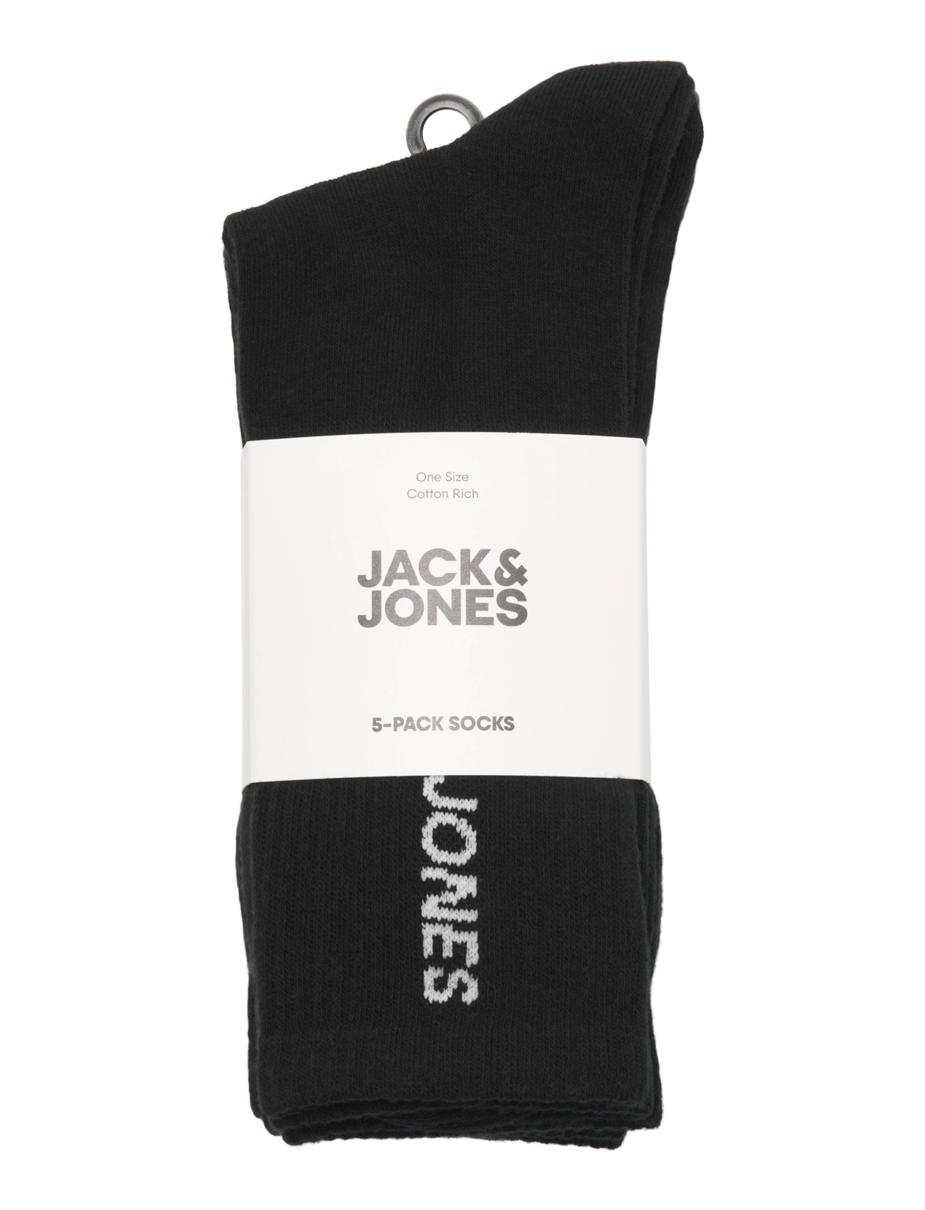 Jack & Jones - JACCORP OLD LOGO TENNIS SOCKS 5 PACK - black - 1