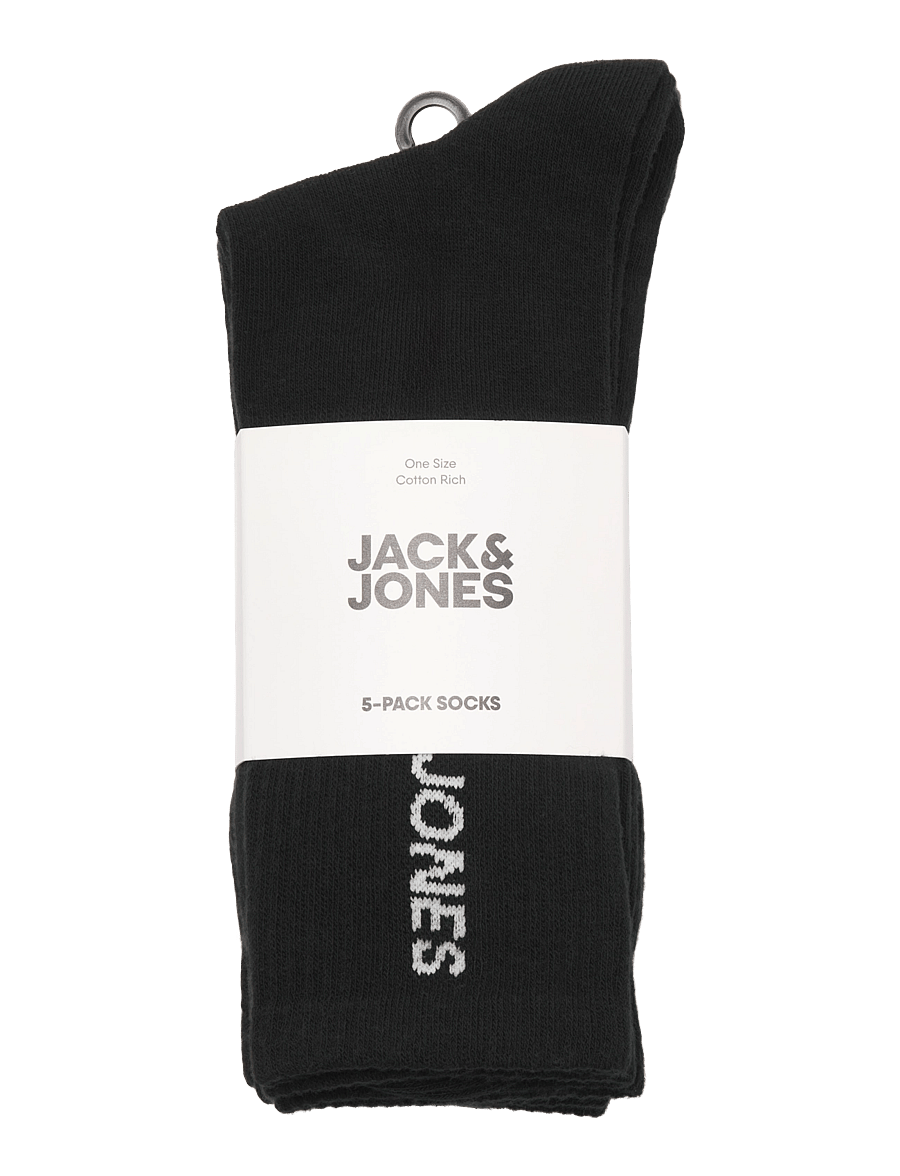 Jack & Jones - JACCORP OLD LOGO TENNIS SOCKS 5 PACK - black - 1