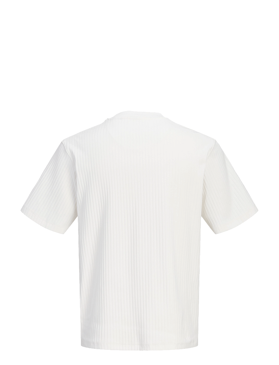 Jack & Jones - JPRBLANICHOLAS SS TEE - kurzärmelige t-shirts - cloud dancer - 1