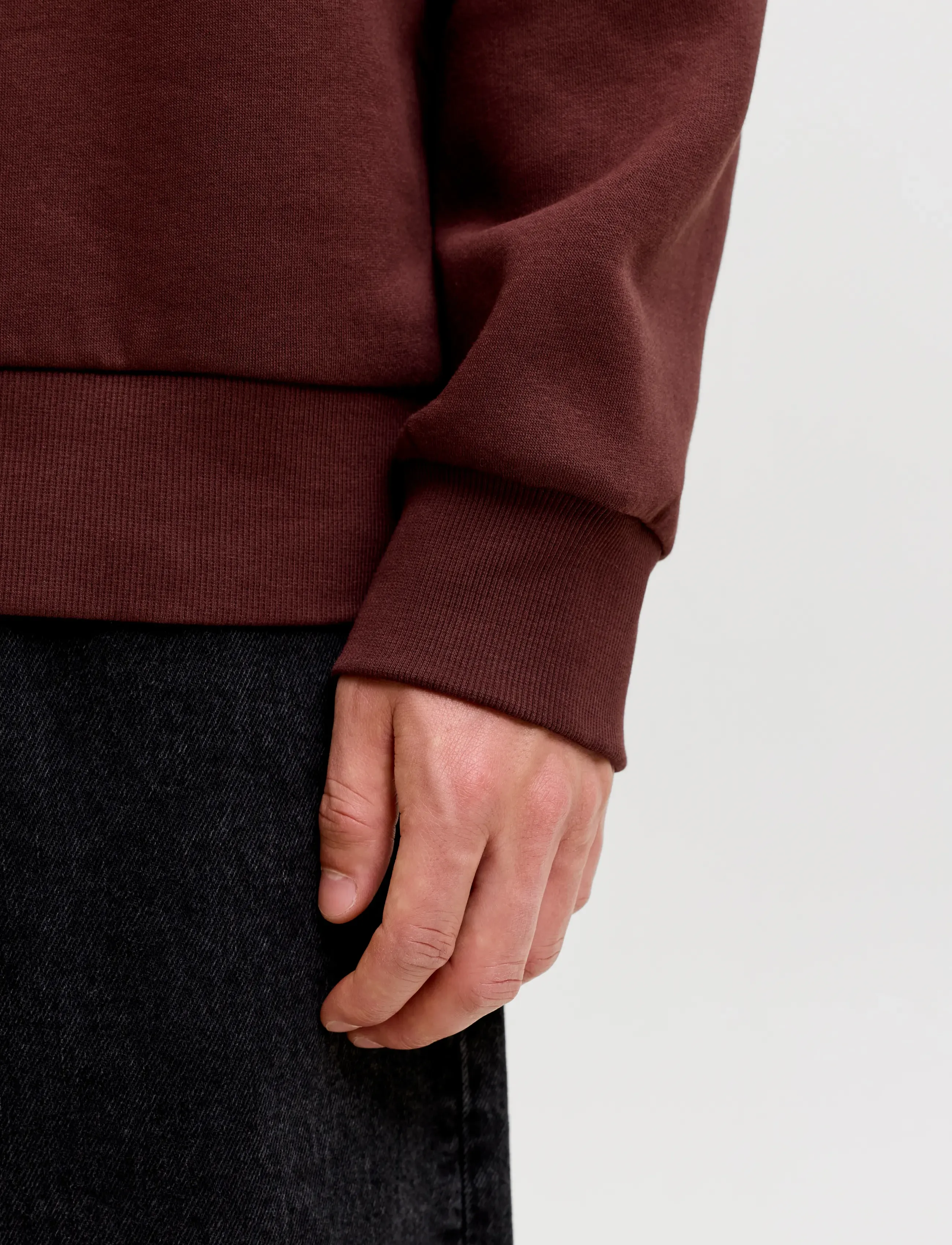 Sweatshirt brun / gul 7