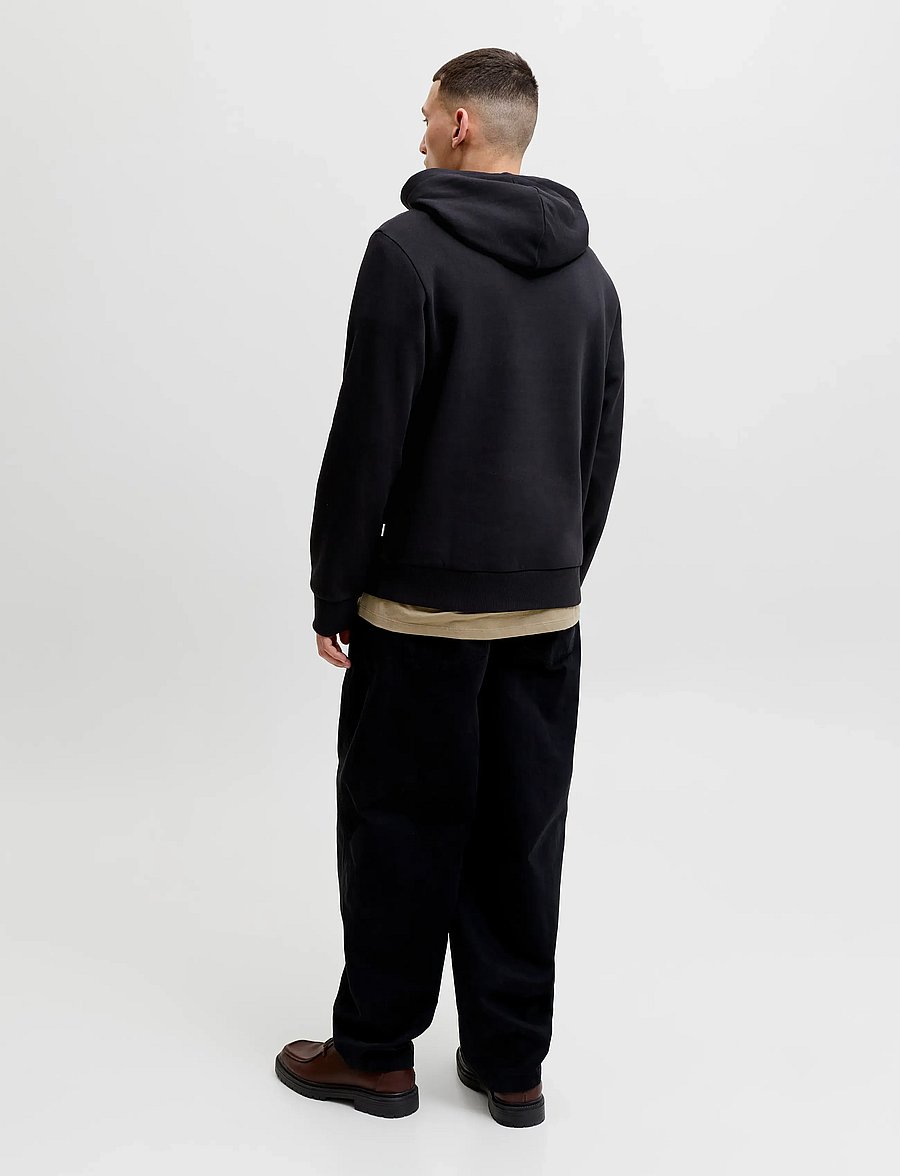 Jack & Jones - JJELOGO SWEAT HOOD 2 COL AW26 SN - hættetrøjer - black - 2