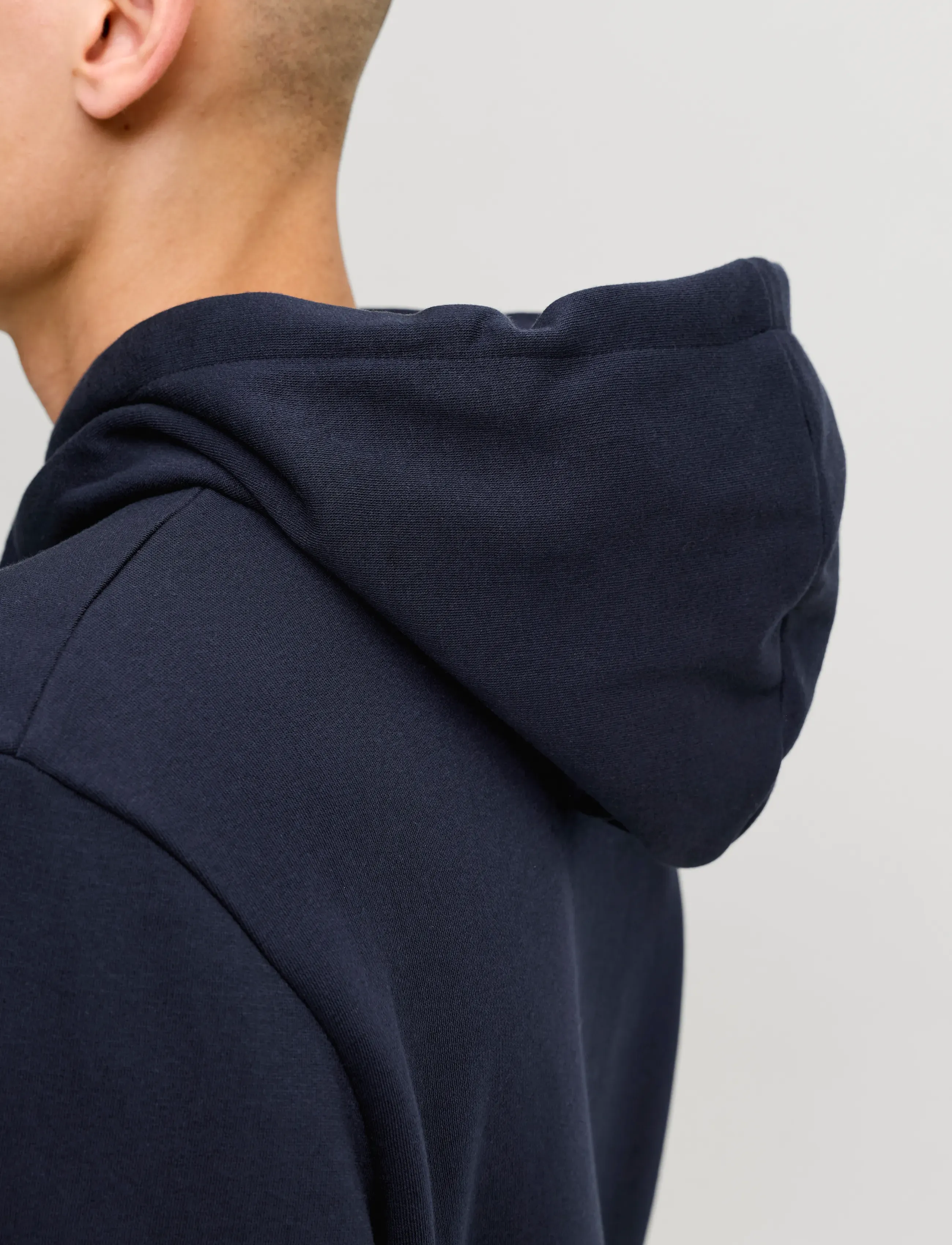 Sweatshirt marinblå / ljusröd 7
