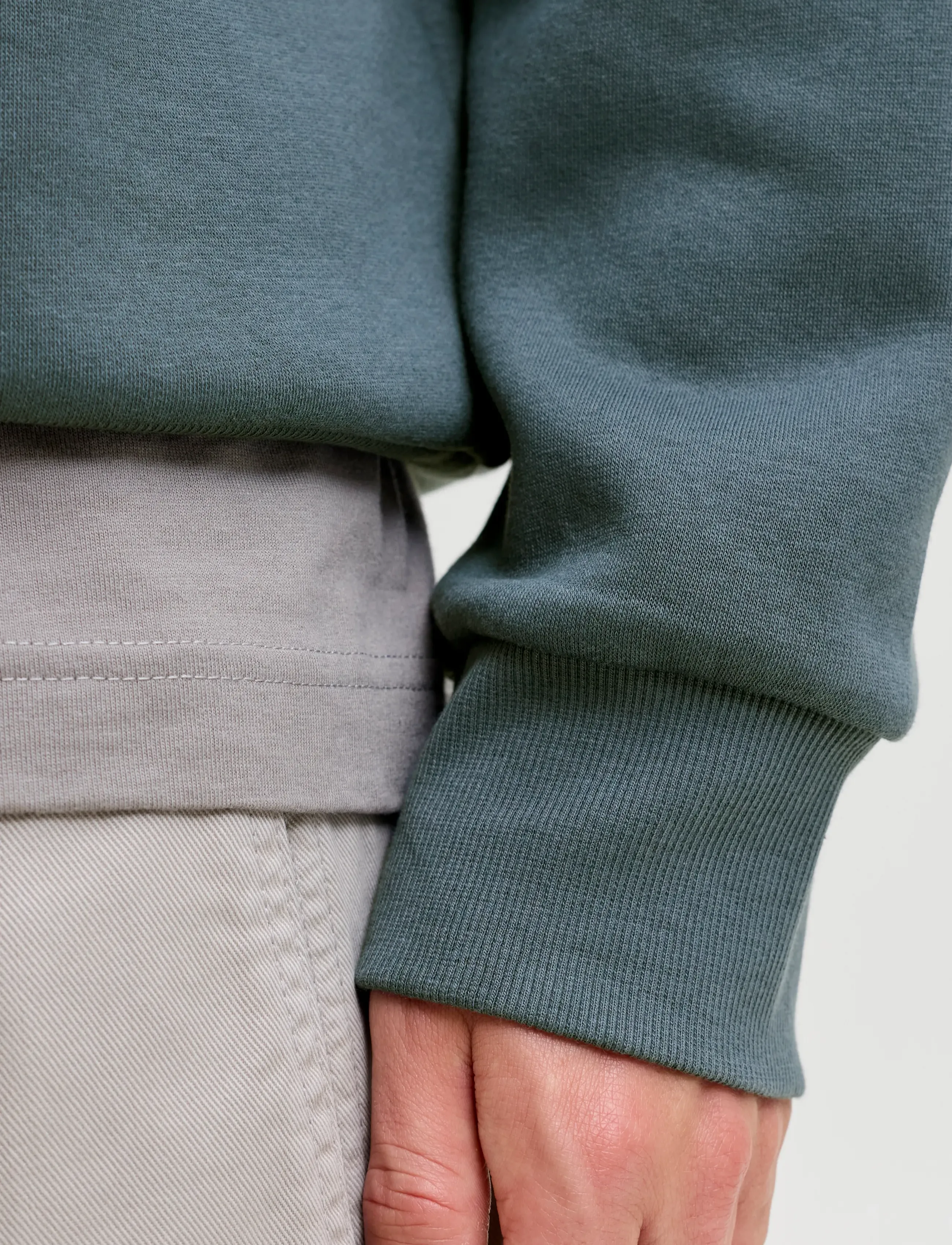 Sweatshirt mörkblå / basalgrå 7