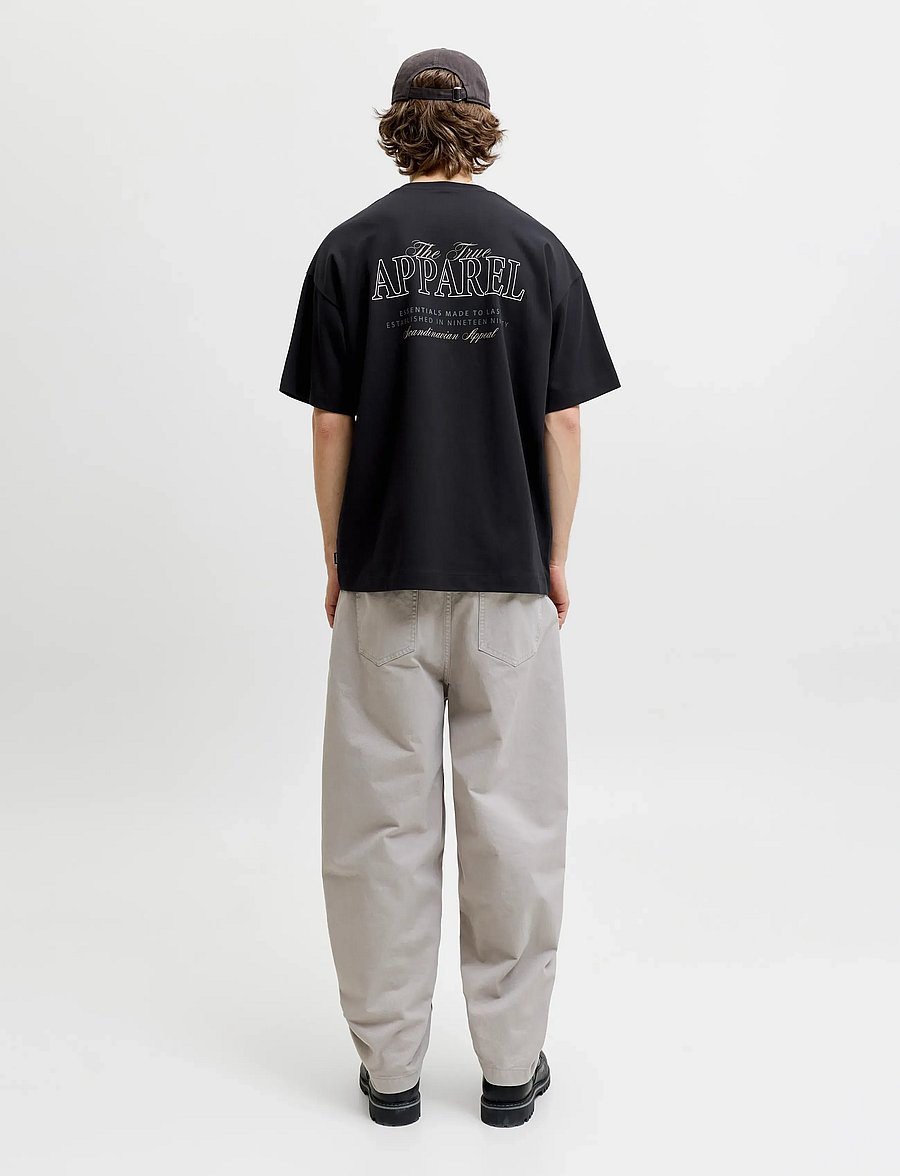Jack & Jones - JJEBARRON STUDIO TEE SS O-NECK SN - black - 3
