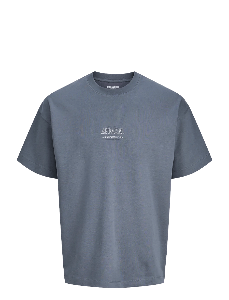 Jack & Jones - JJEBARRON STUDIO TEE SS O-NECK SN - lühikeste varrukatega t-särgid - turbulence - 1