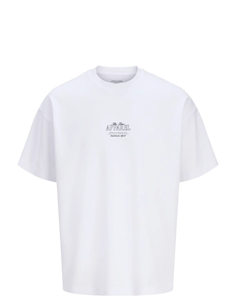 Jack & Jones - JJEBARRON STUDIO TEE SS O-NECK SN - white - 1