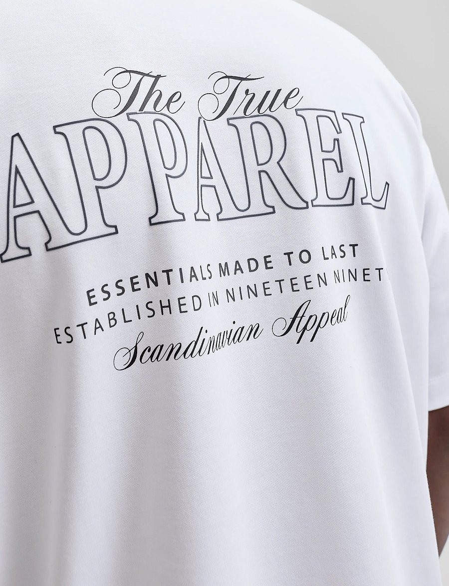 Jack & Jones - JJEBARRON STUDIO TEE SS O-NECK SN - white - 5