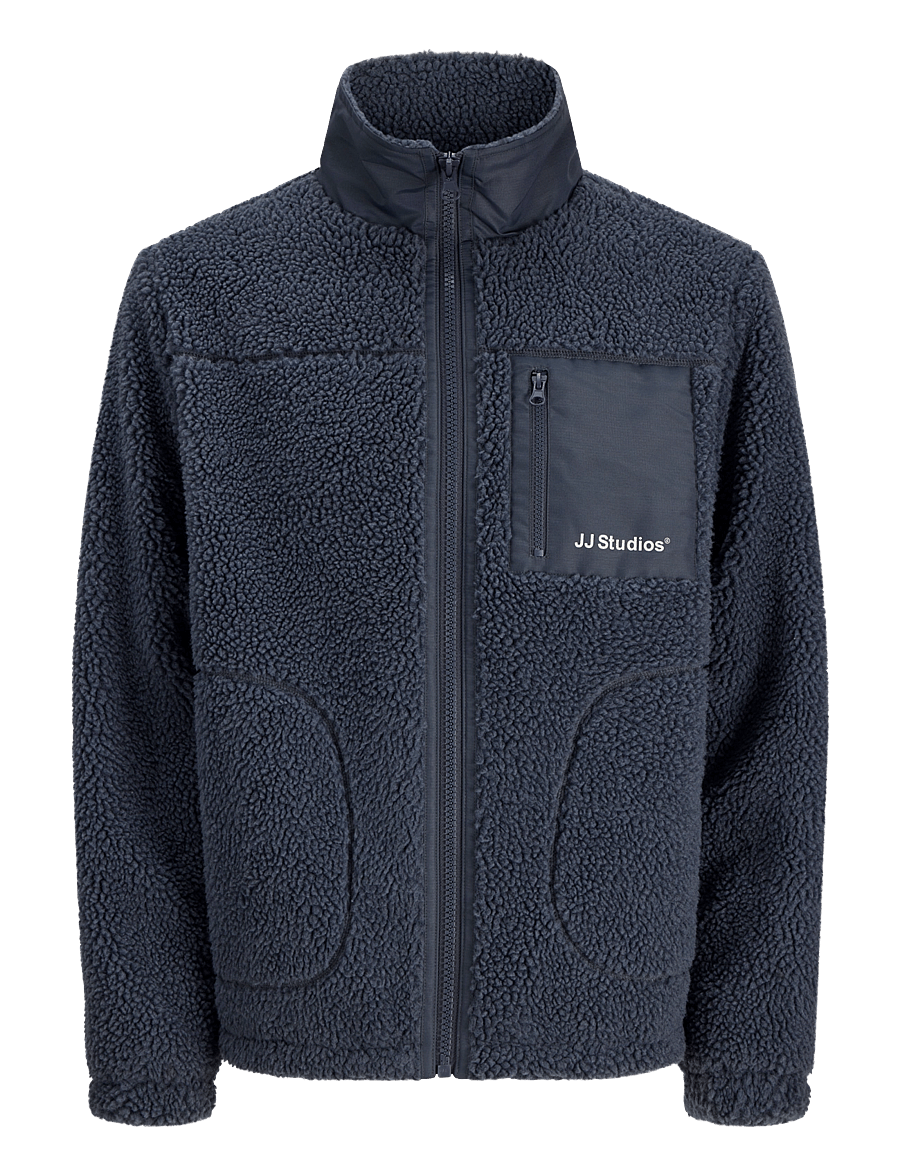Jack & Jones - JJESOHO TEDDY JACKET AW26 NOOS - turbulence - 0