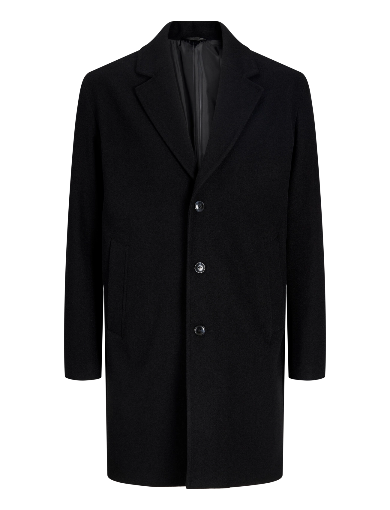 Jack & Jones JJEJAMES COAT SN - Kollektioner - BLACK / black