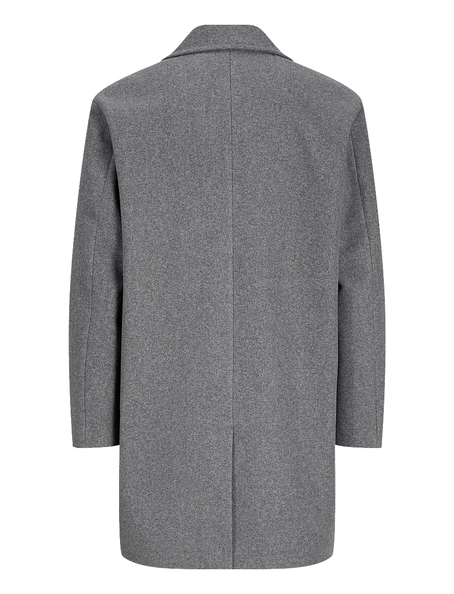 Jack & Jones - JJEJAMES COAT SN - kerged mantlid - dark grey melange - 1